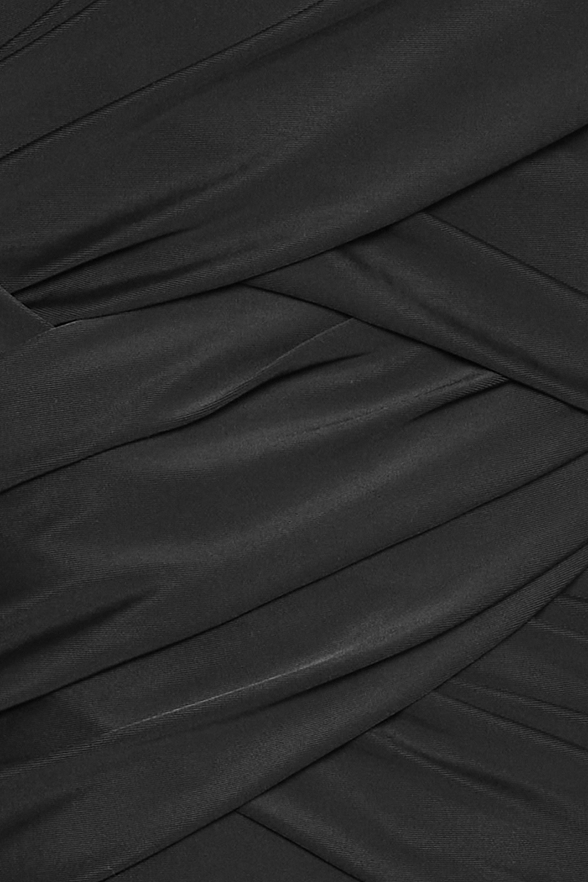 YOURS Plus Size Black Crossover Super Sculpt Swimsuit | Yours Clothing 9
