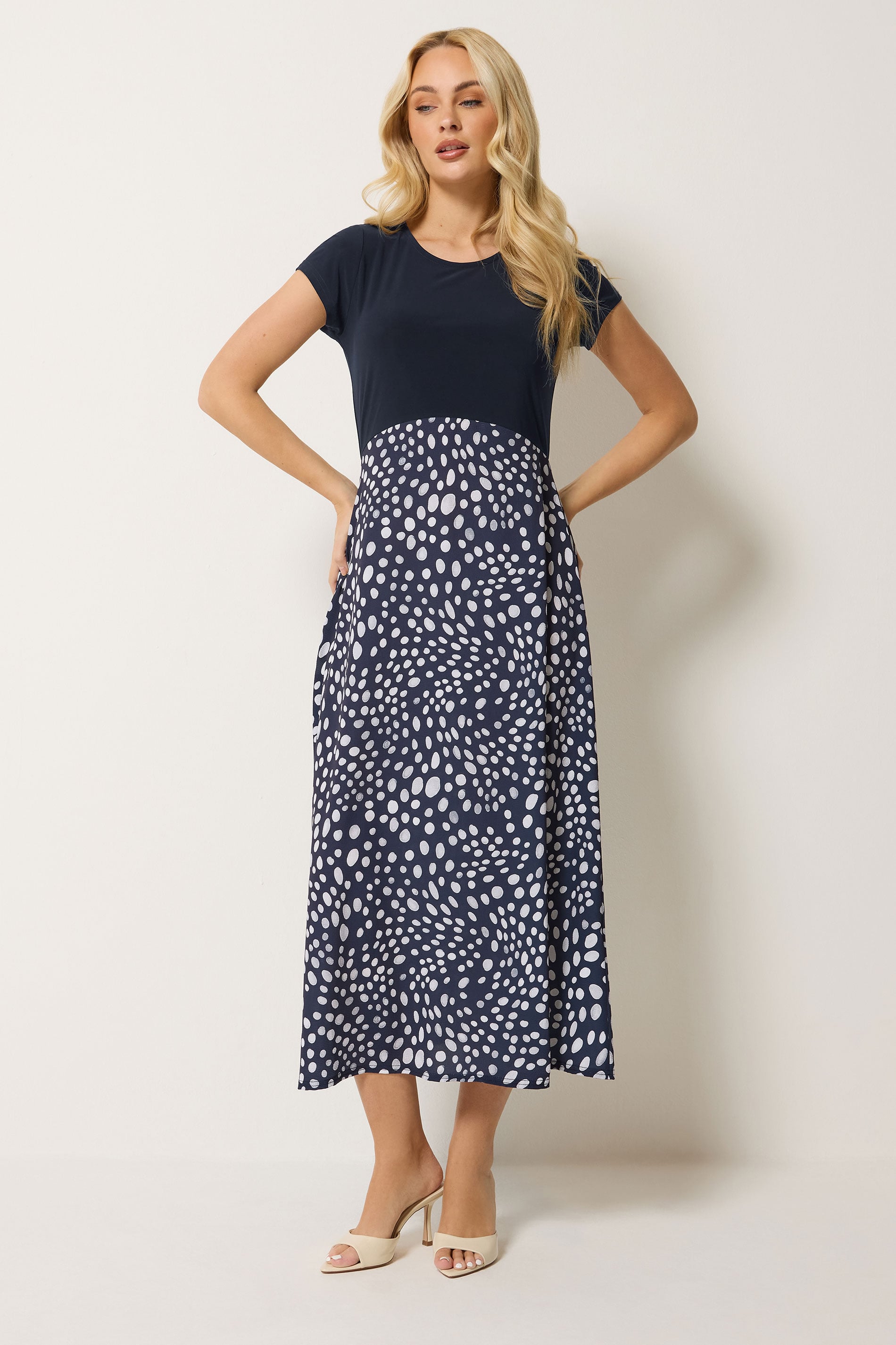 navy lace midi dress Stand Collar Pencil Dress  Navy Lace