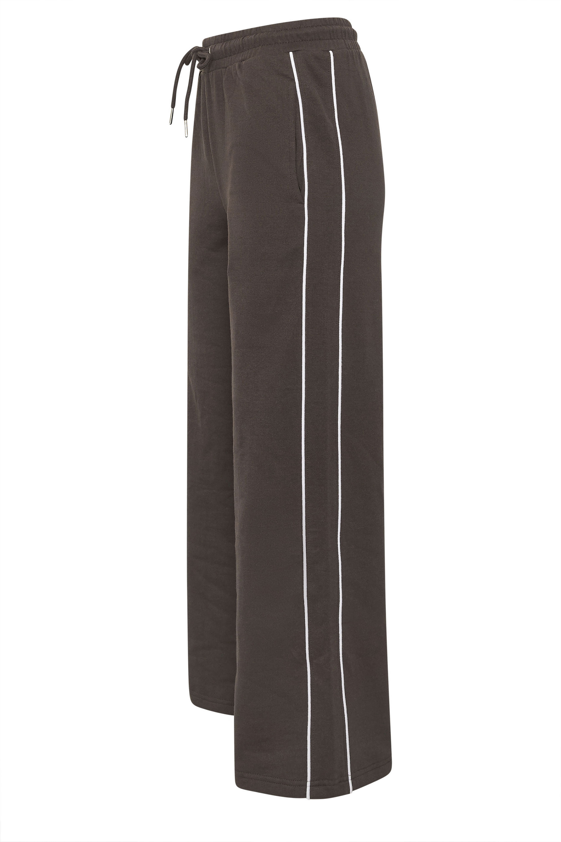 PixieGirl Petite Women's Chocolate Brown Contrast Jogger | PixieGirl 6