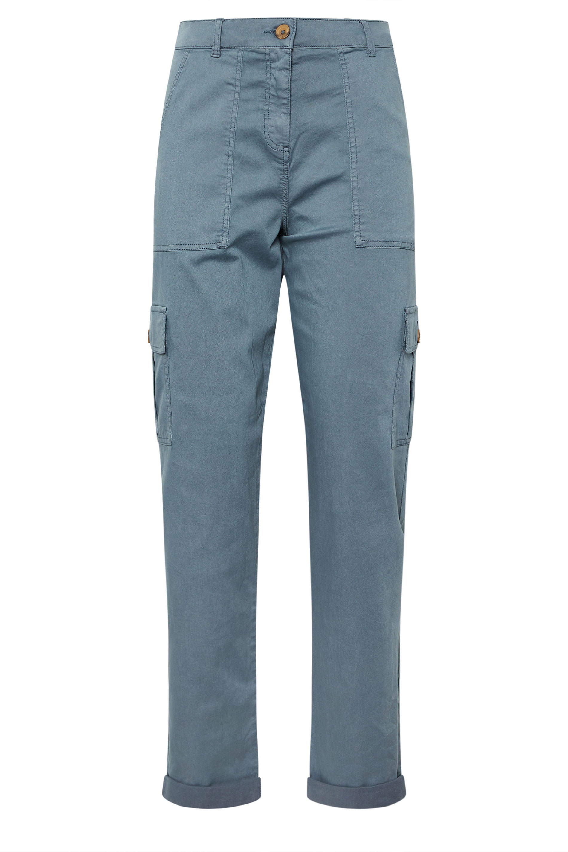 LTS MADE FOR GOOD Tall Blue Cargo Chino Jeans | Long Tall Sally 8