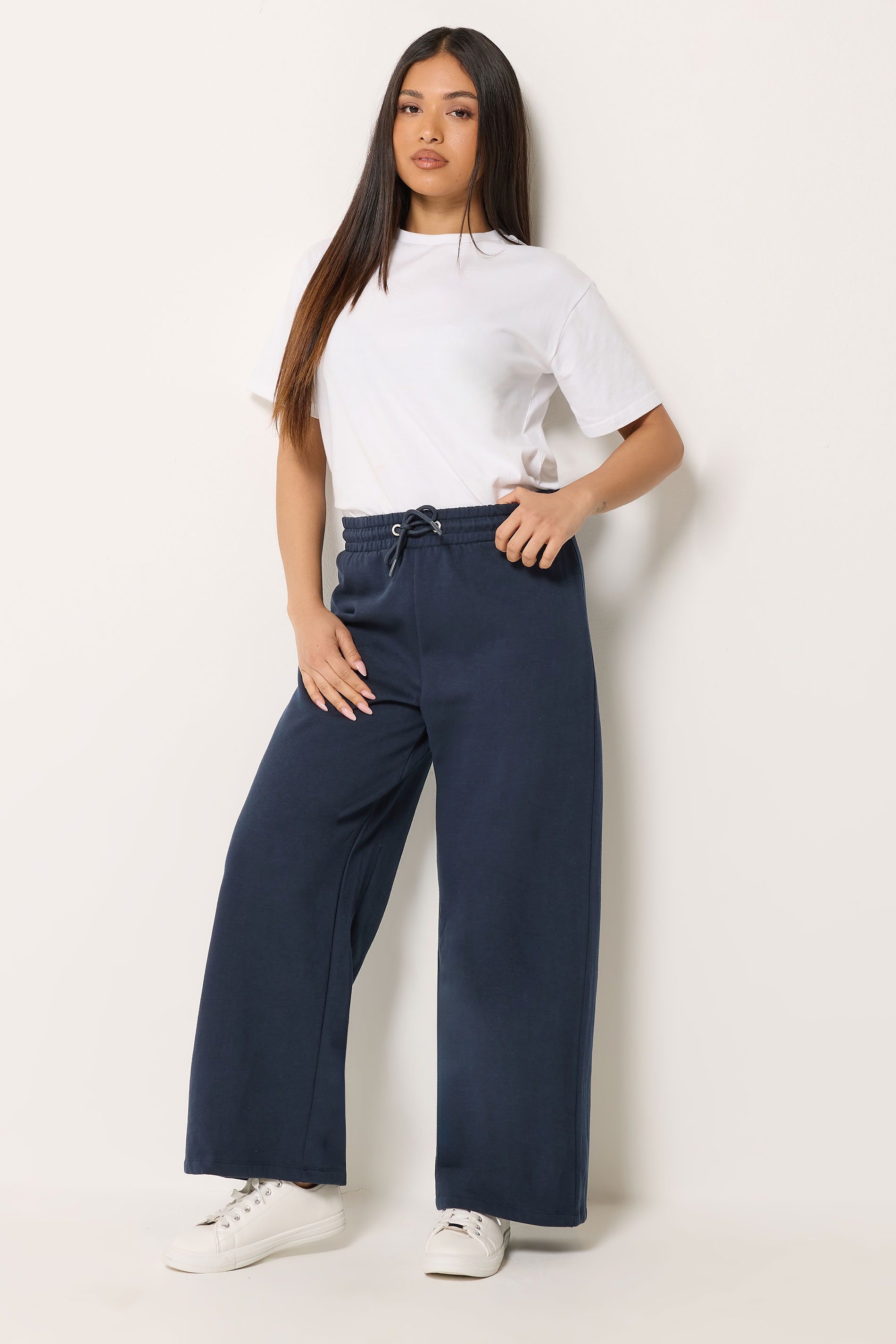 M&Co Petite 2 PACK Navy Blue Wide Leg Joggers | M&Co 4