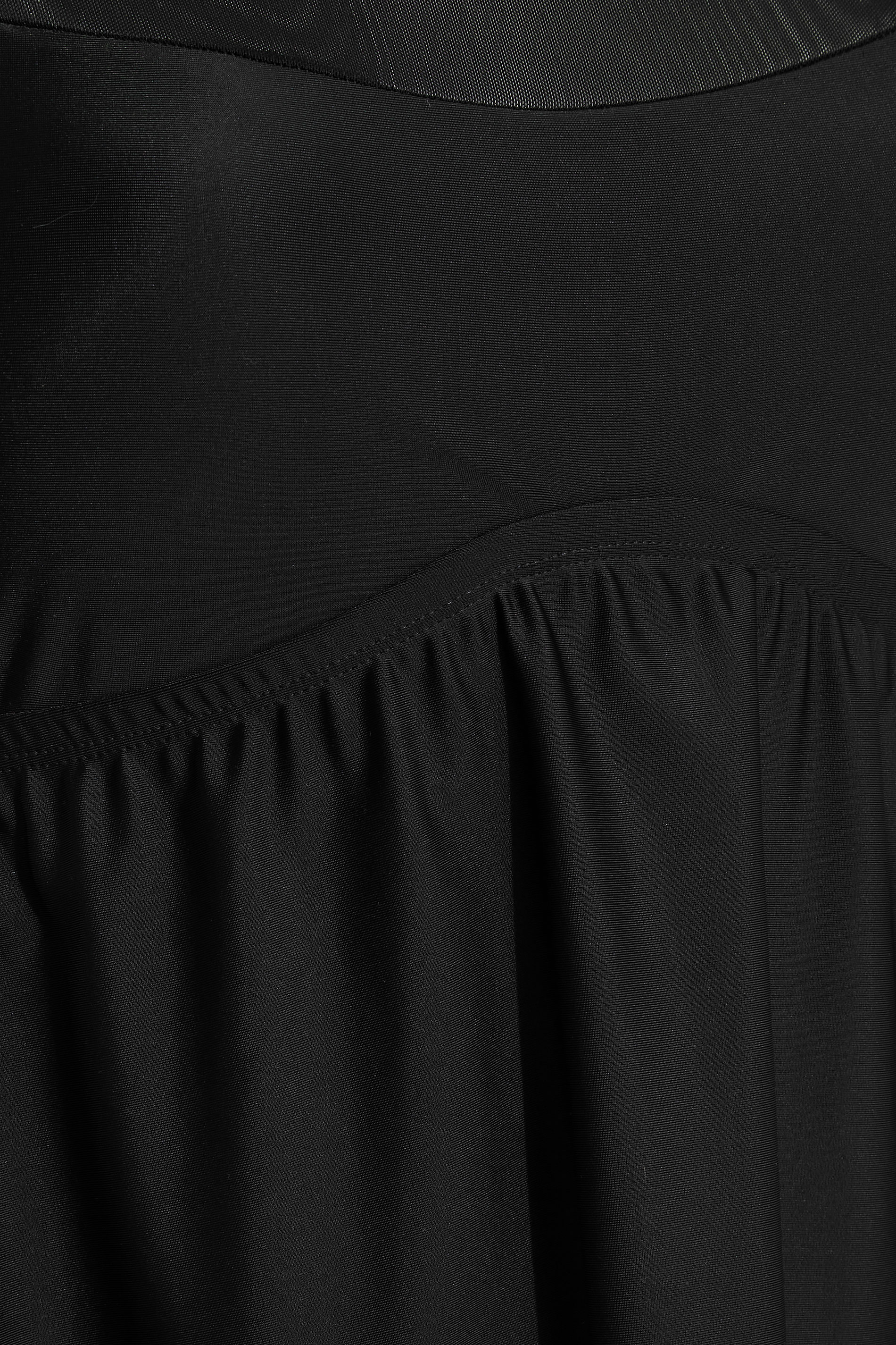 Plus Size Black Mesh Panel Tummy Control Swim Dress | Yours Clothing 7
