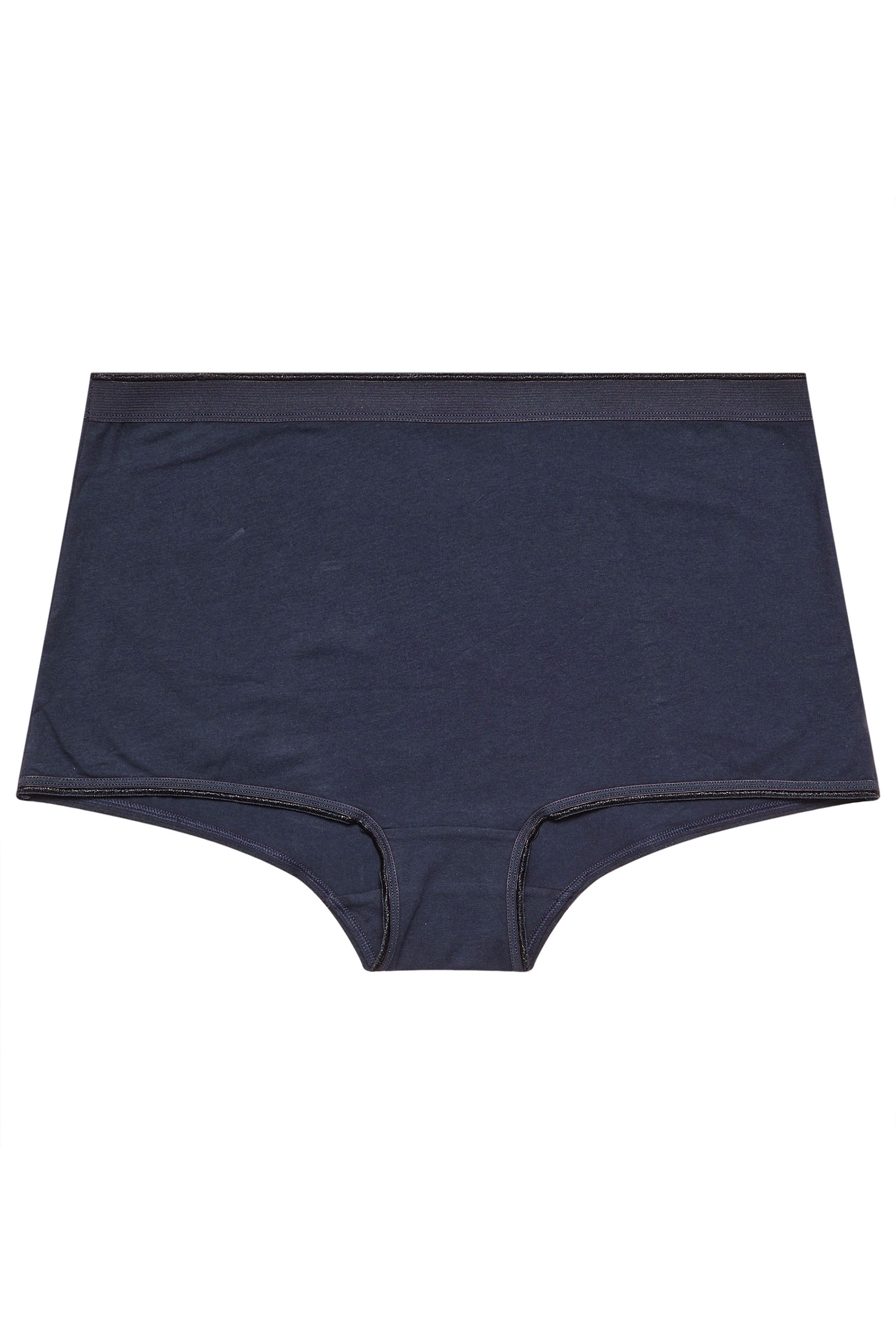 YOURSET 5 PACK Plus Size Navy Blue Celestial Print Shorts | Yours Clothing 8