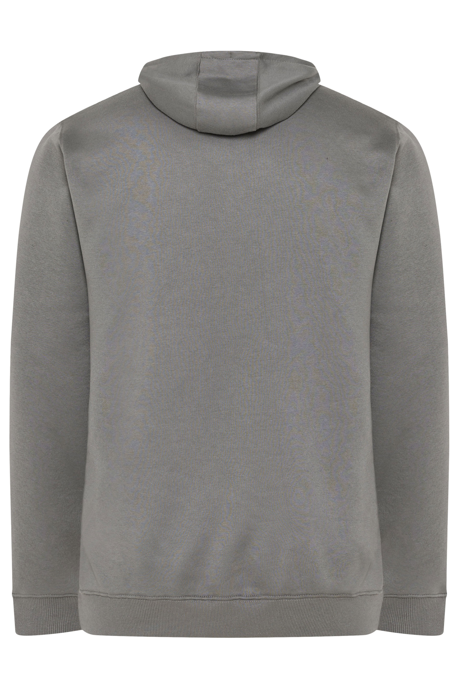 FIRETRAP Big & Tall Grey Hoodie | BadRhino 5