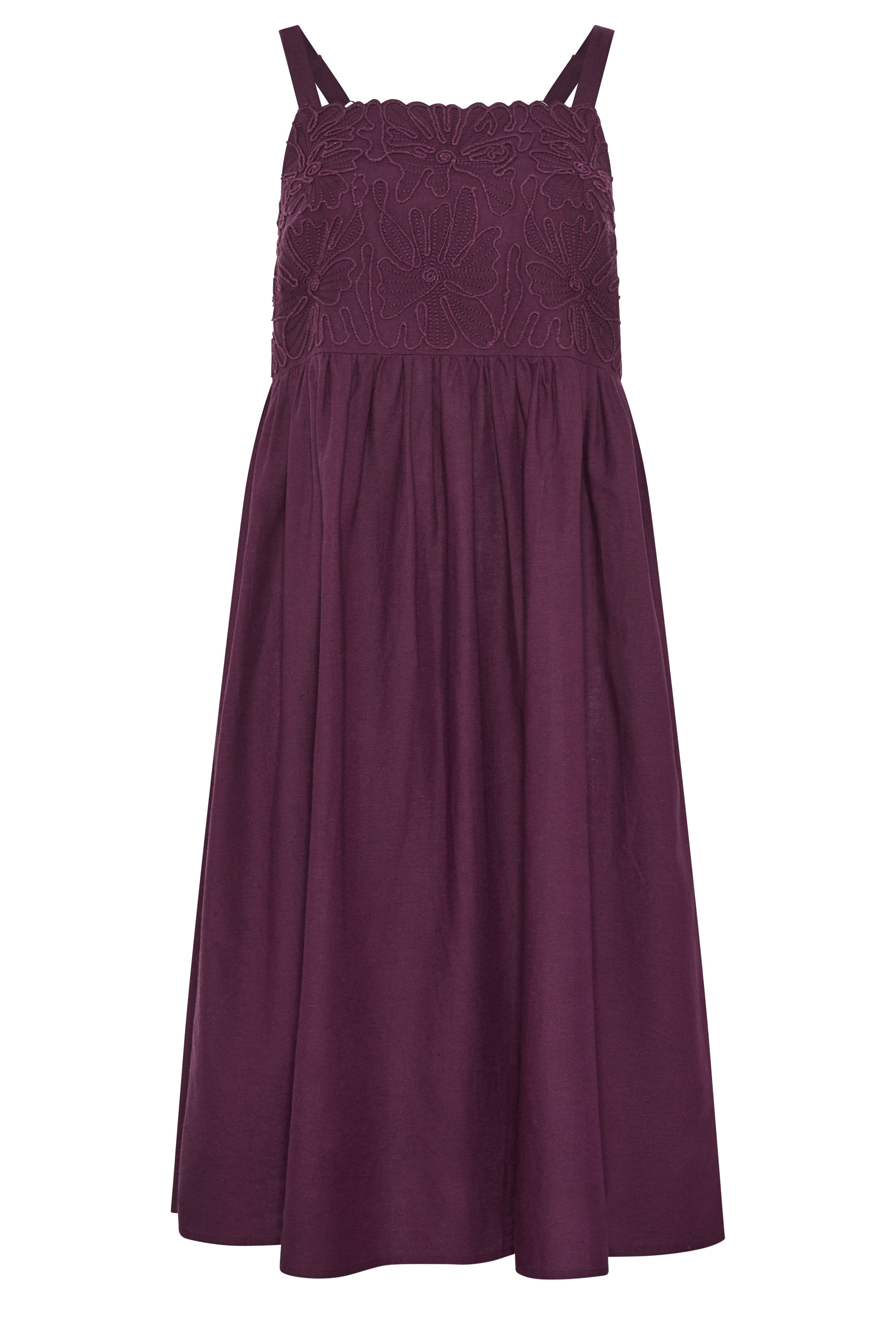 EVANS Plus Size Purple Cornelli Maxi Dress | Evans 5