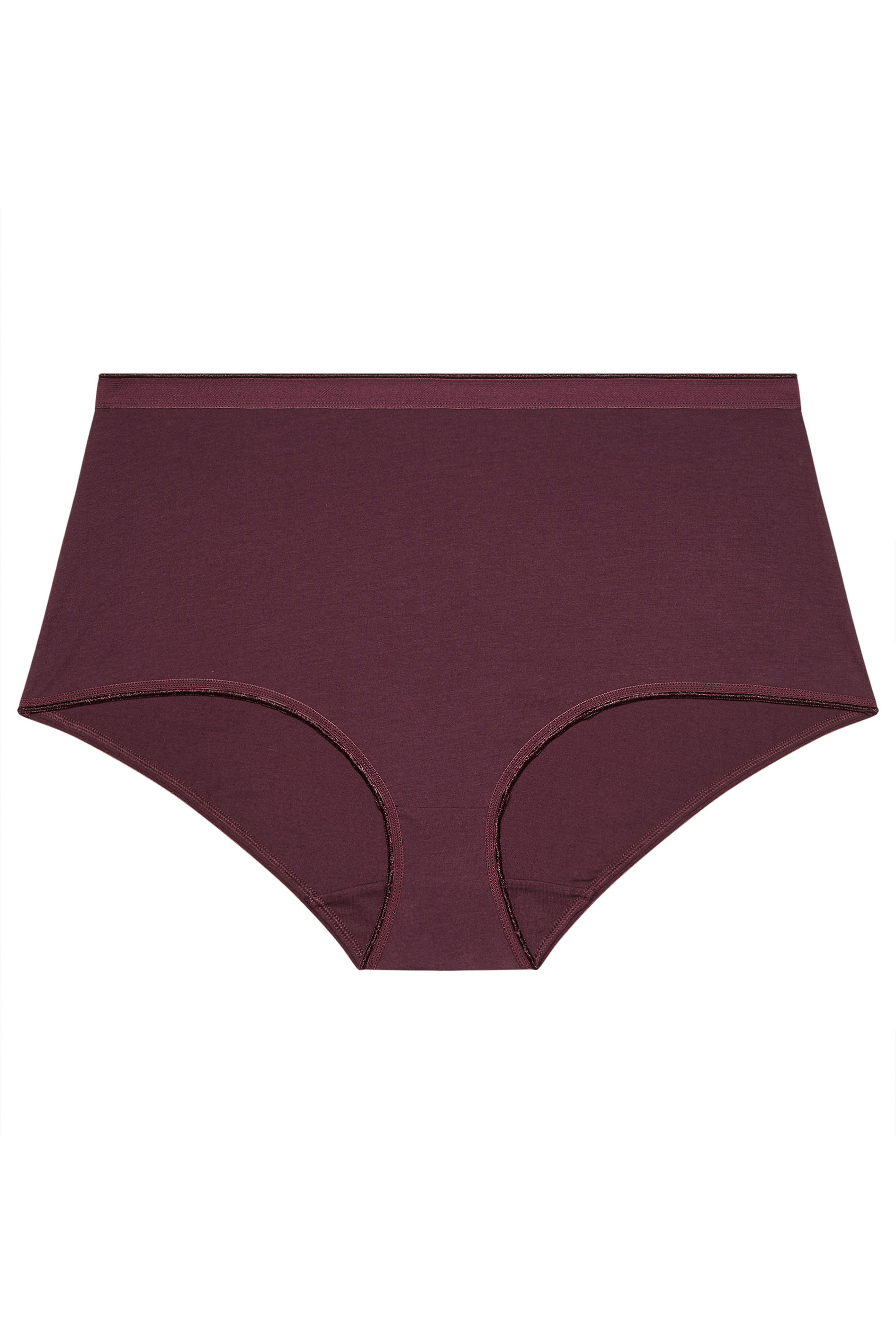 YOURS 5 PACK Plus Size Purple Full Briefs | Yours Clothing 7