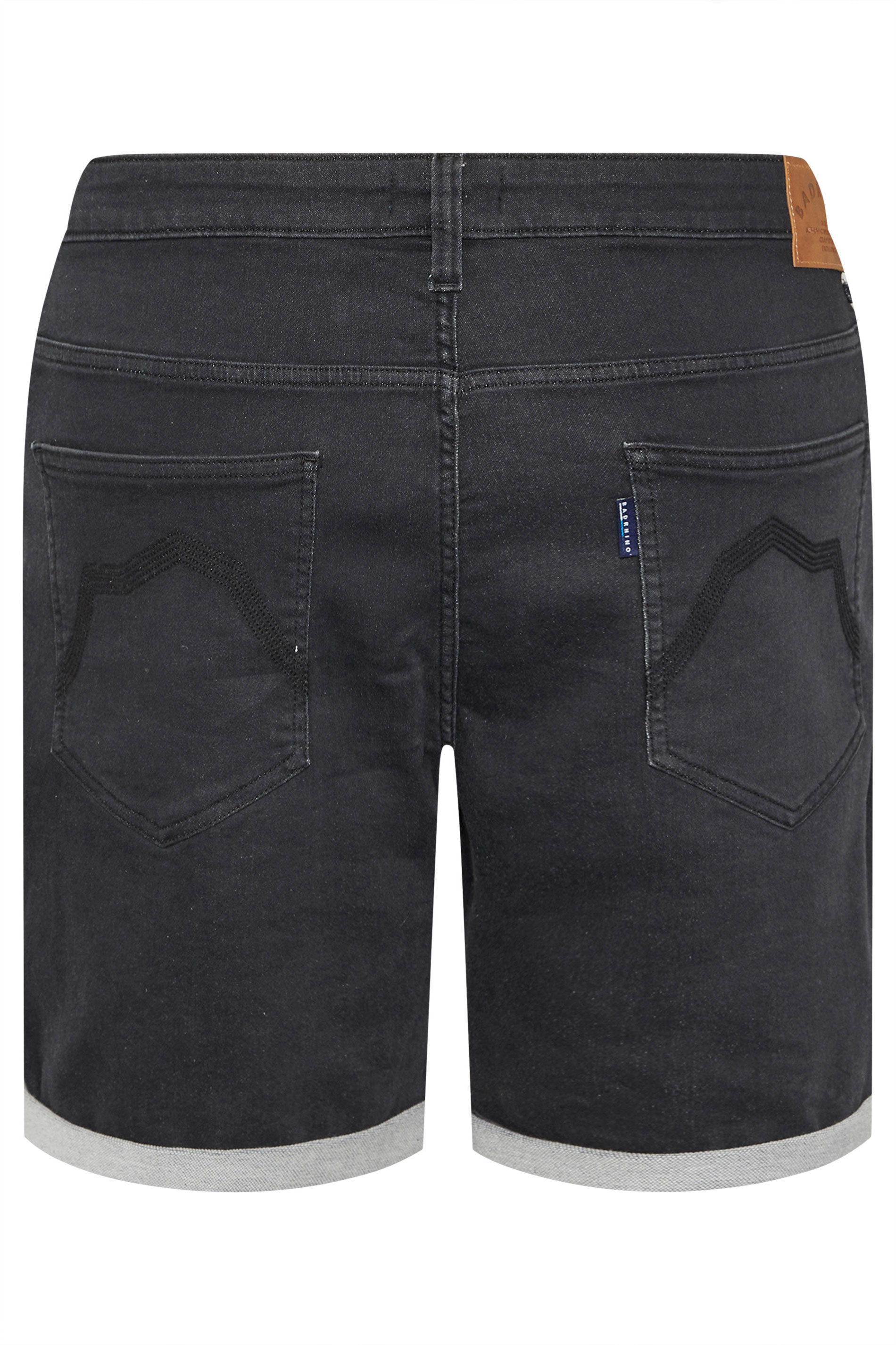 BadRhino Big & Tall Black Ultra Stretch Denim Shorts | BadRhino 7