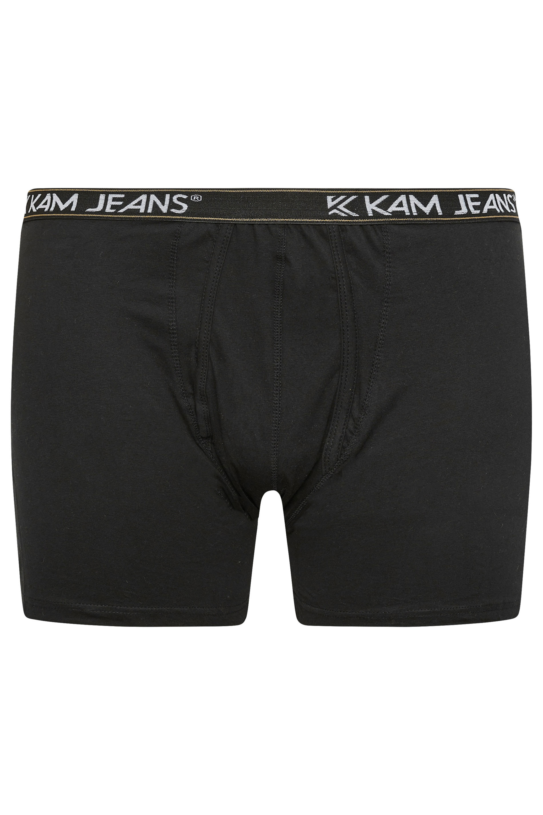 KAM 2 PACK Black Jersey Boxers | BadRhino 5