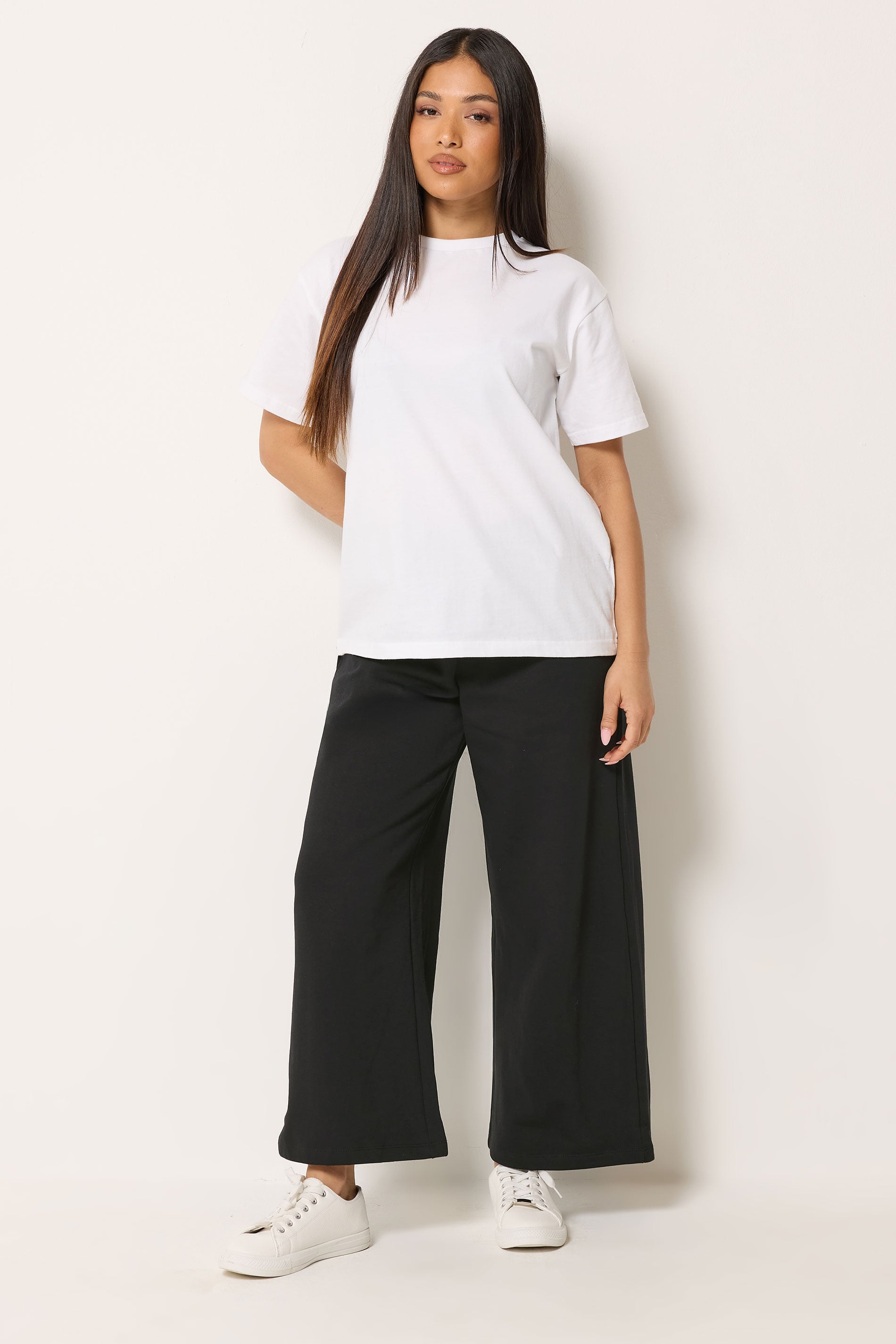 M&Co Petite 2 PACK Black Wide Leg Joggers | M&Co 4