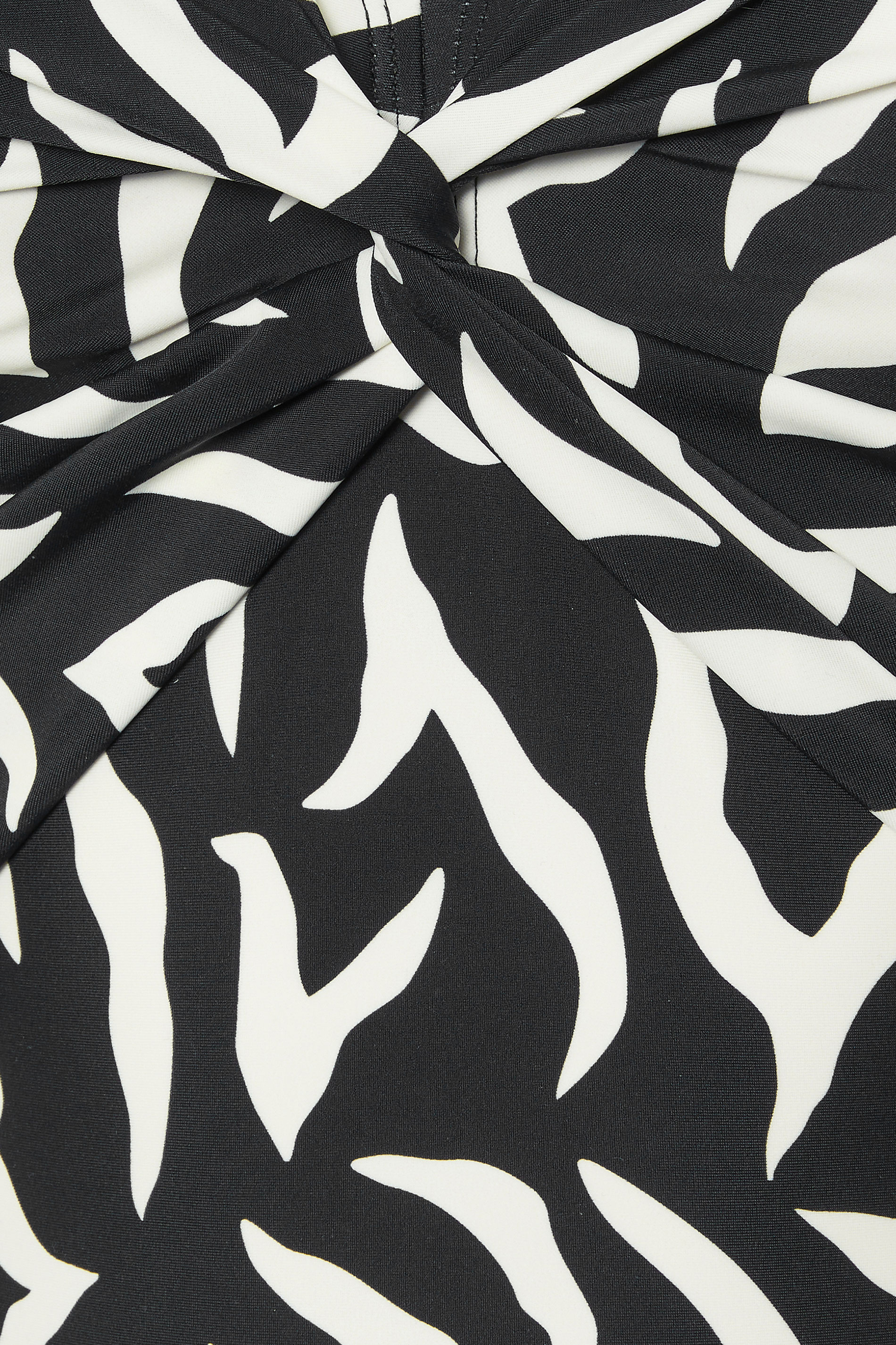 YOURS Plus Size Black Zebra Print Premium Swimsuit | Yours Clothing 6