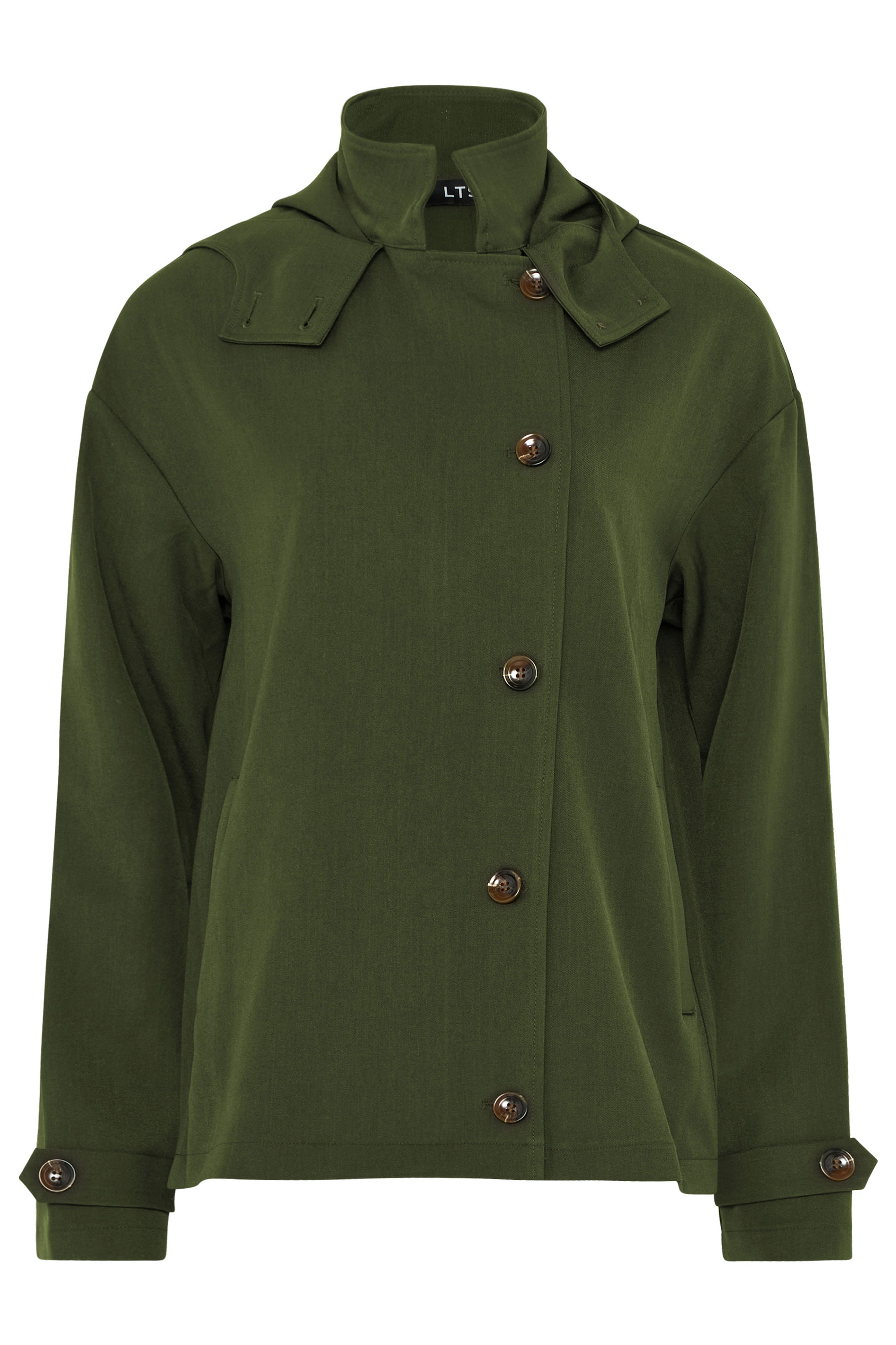 LTS Tall Women's Olive Green Utility Jacket | Long Tall Sally 7
