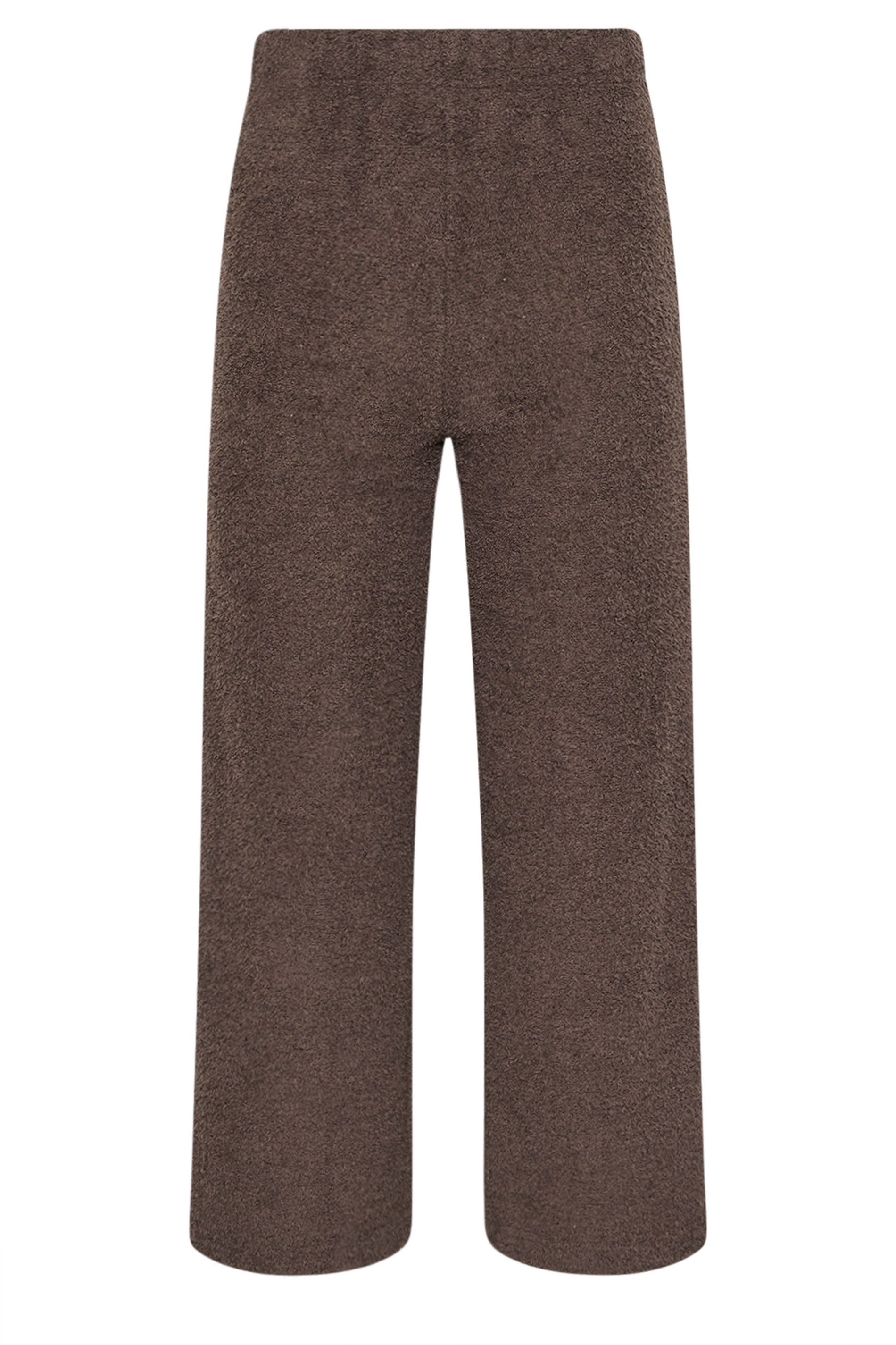 PixieGirl Petite Women's Chocolate Brown Chenille Wide Leg Trousers | PixieGirl 6