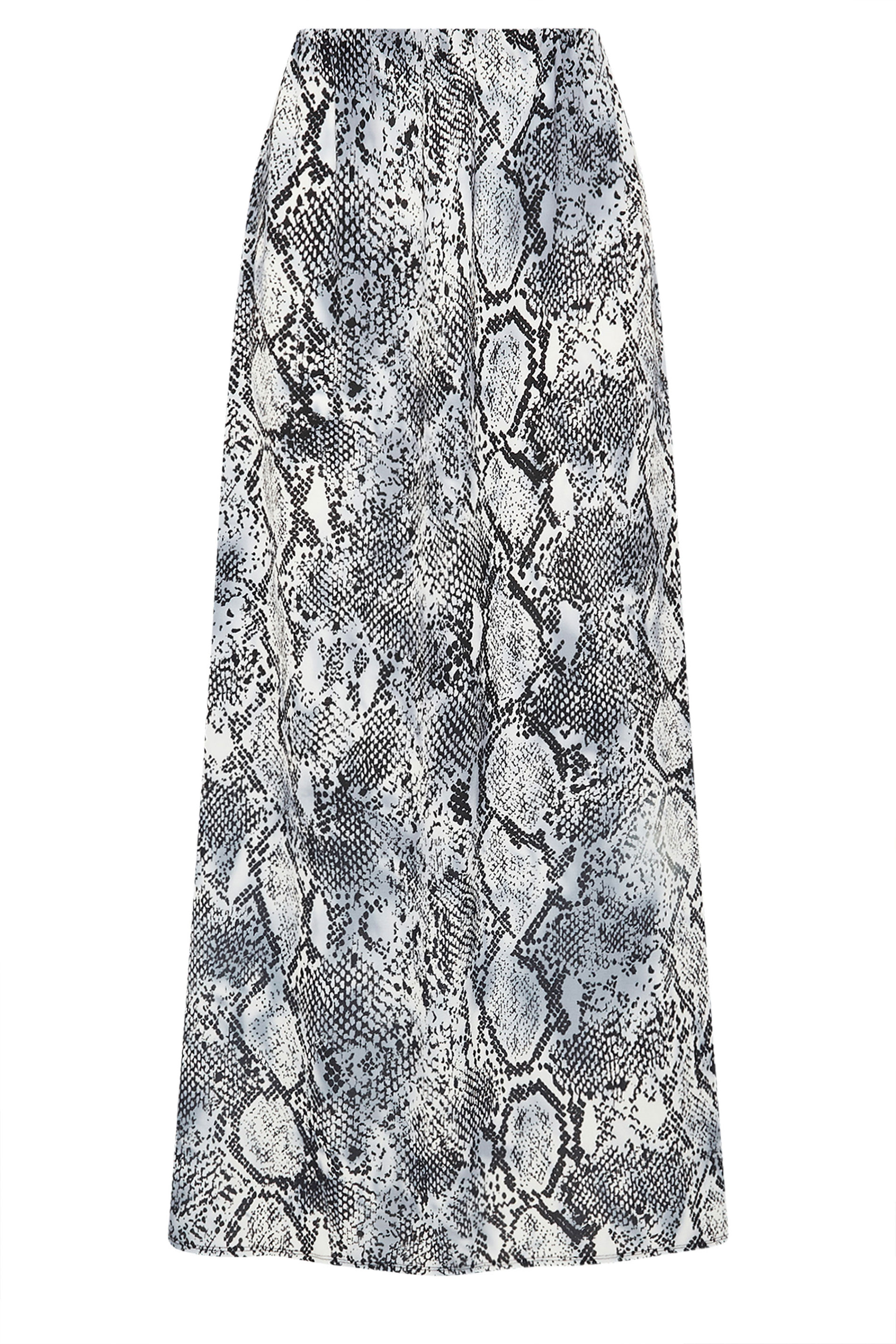 LTS Tall Grey Snake Print Slip-On Maxi Skirt | Long Tall Sally 5
