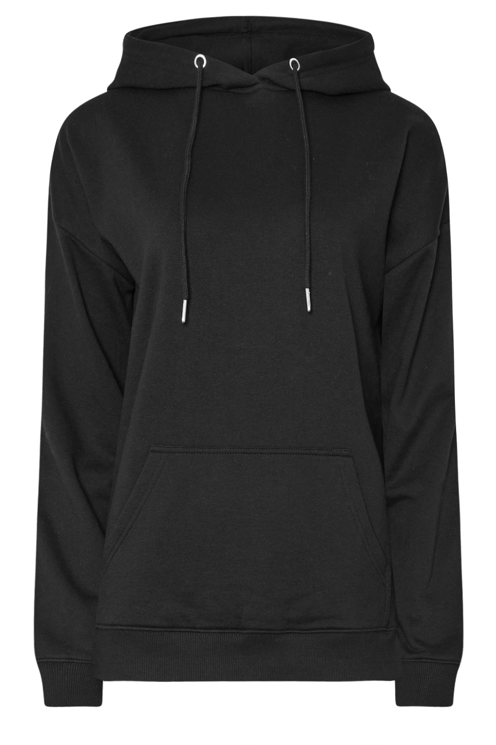 LTS Tall Black Drawstring Hoodie | Long Tall Sally 5