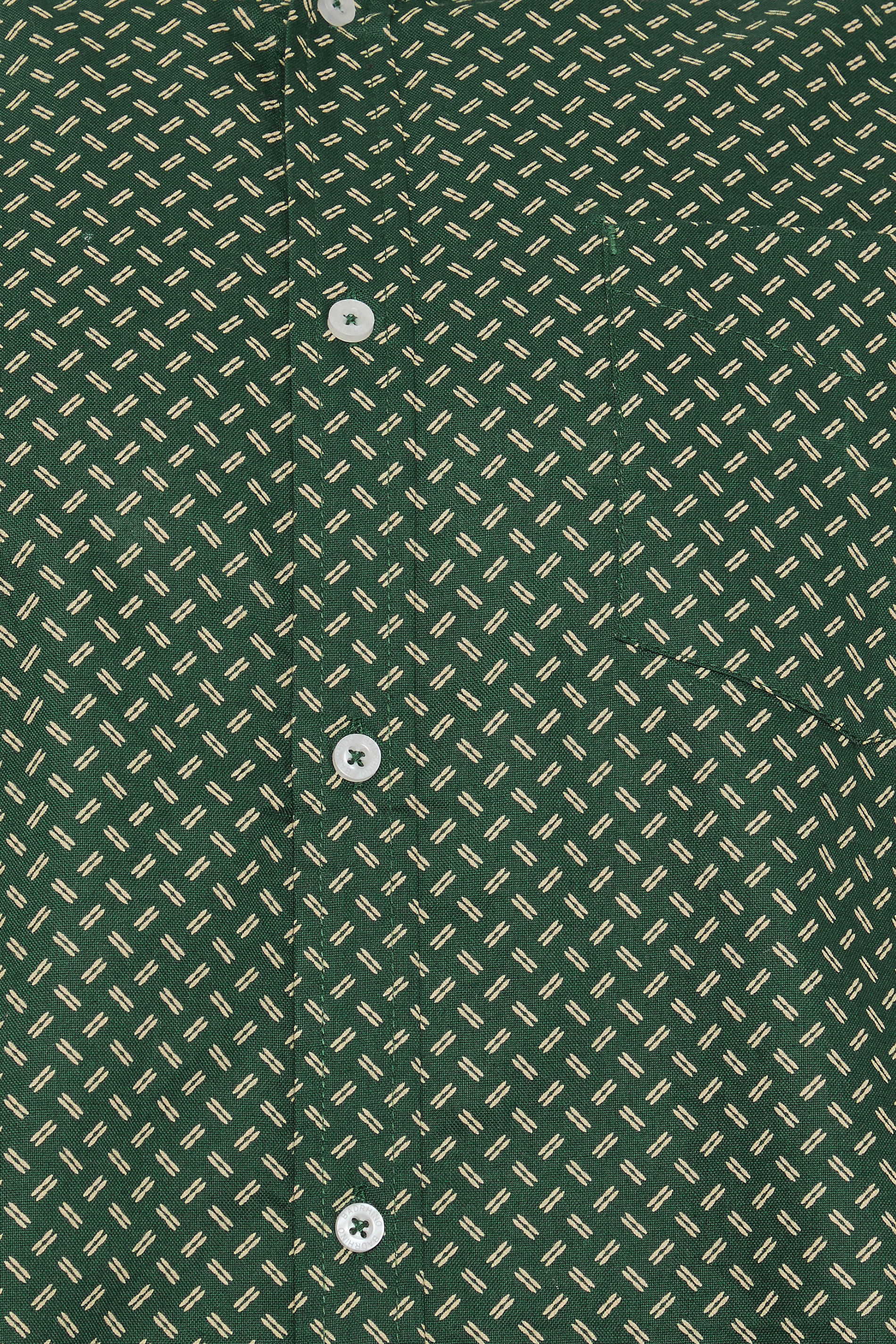 BadRhino Big & Tall Green Geometric Print Party Shirt | BadRhino 2