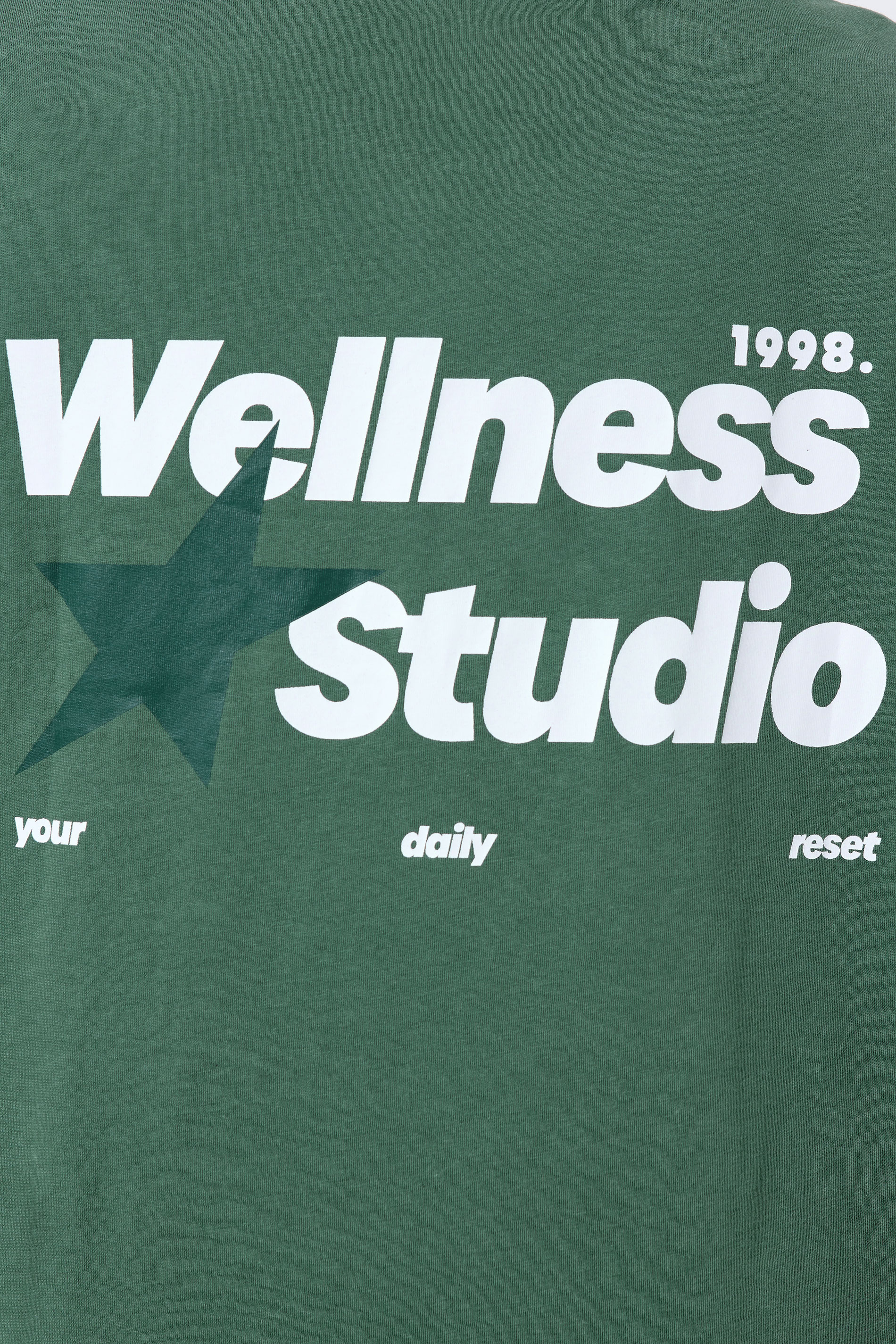 YOURS ACTIVE Plus Size Green 'Wellness Studio' T-Shirt | Yours Clothing 5