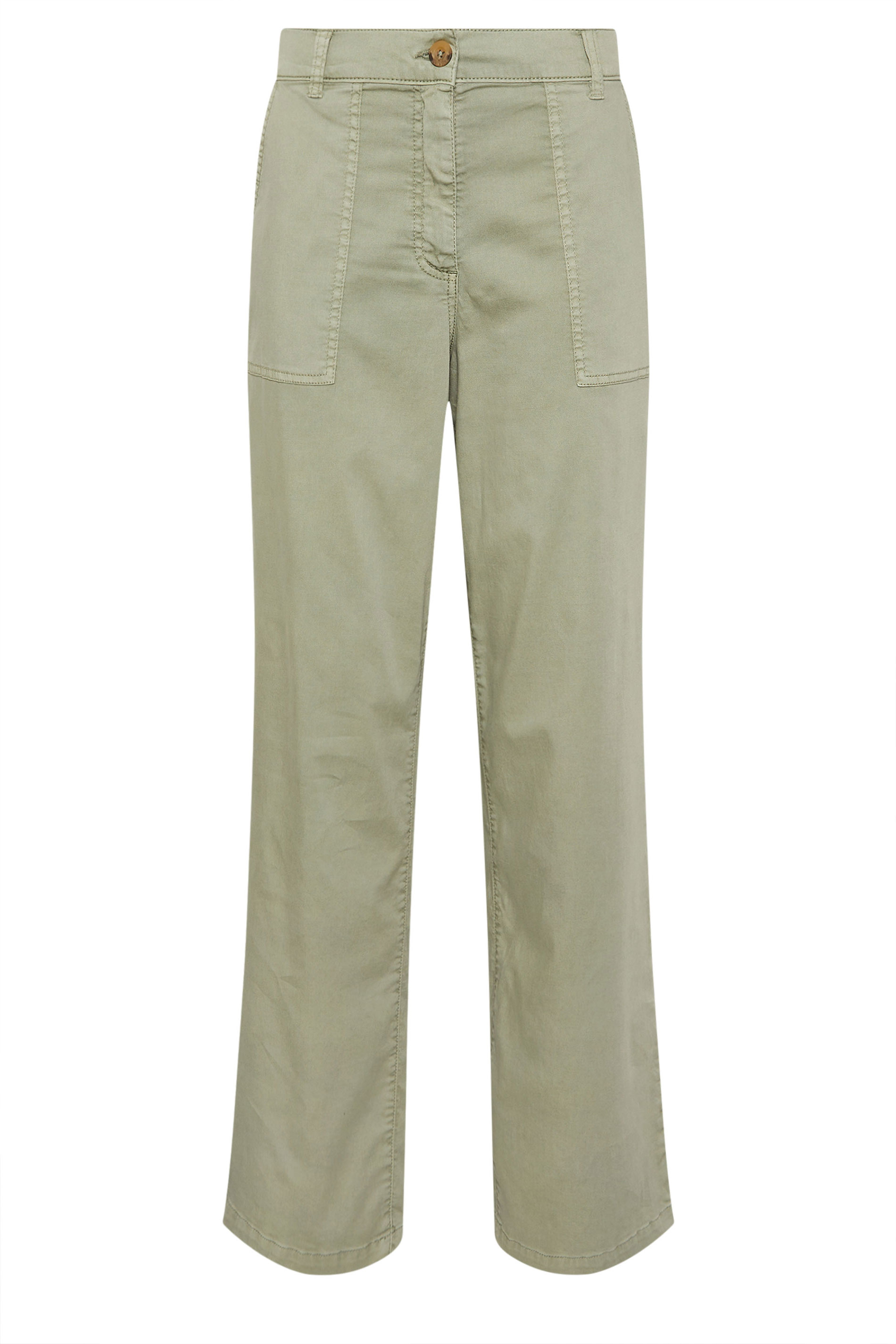 LTS Tall Women's Sage Green Wide Leg Trousers | Long Tall Sally 5