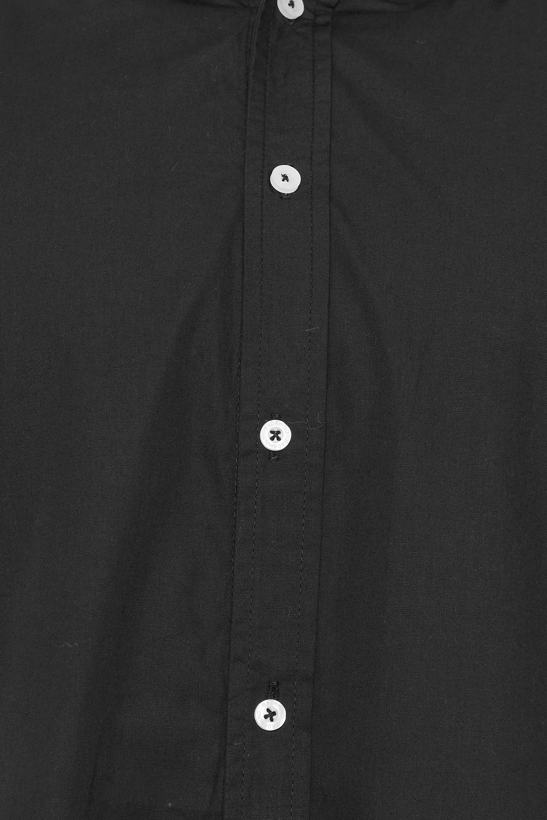 BadRhino Big & Tall 2 PACK Black Short Sleeve Poplin Shirts | BadRhino 7