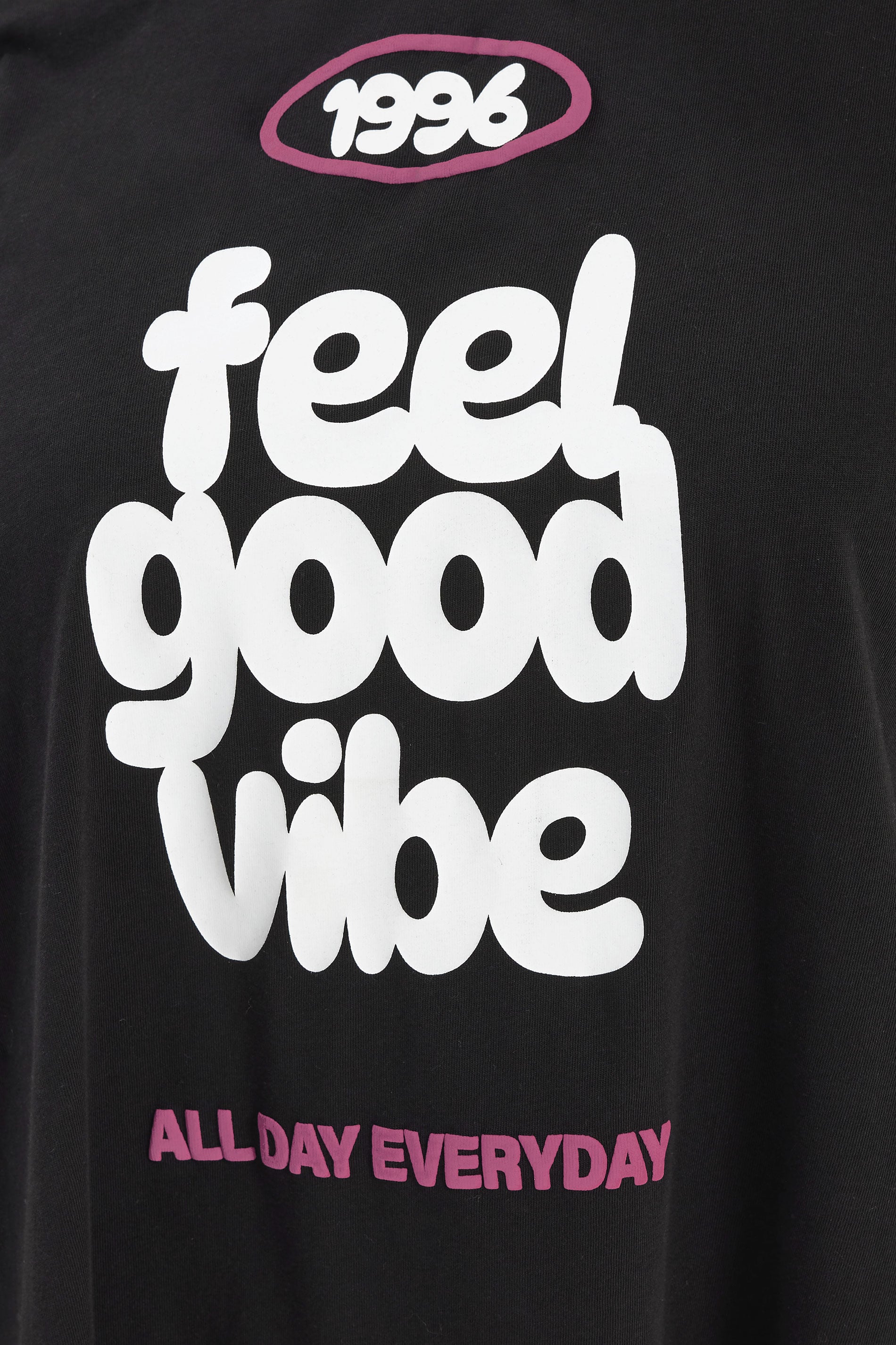 YOURS ACTIVE Plus Size Black 'Feel Good Vibe' T-Shirt | Yours Clothing 5