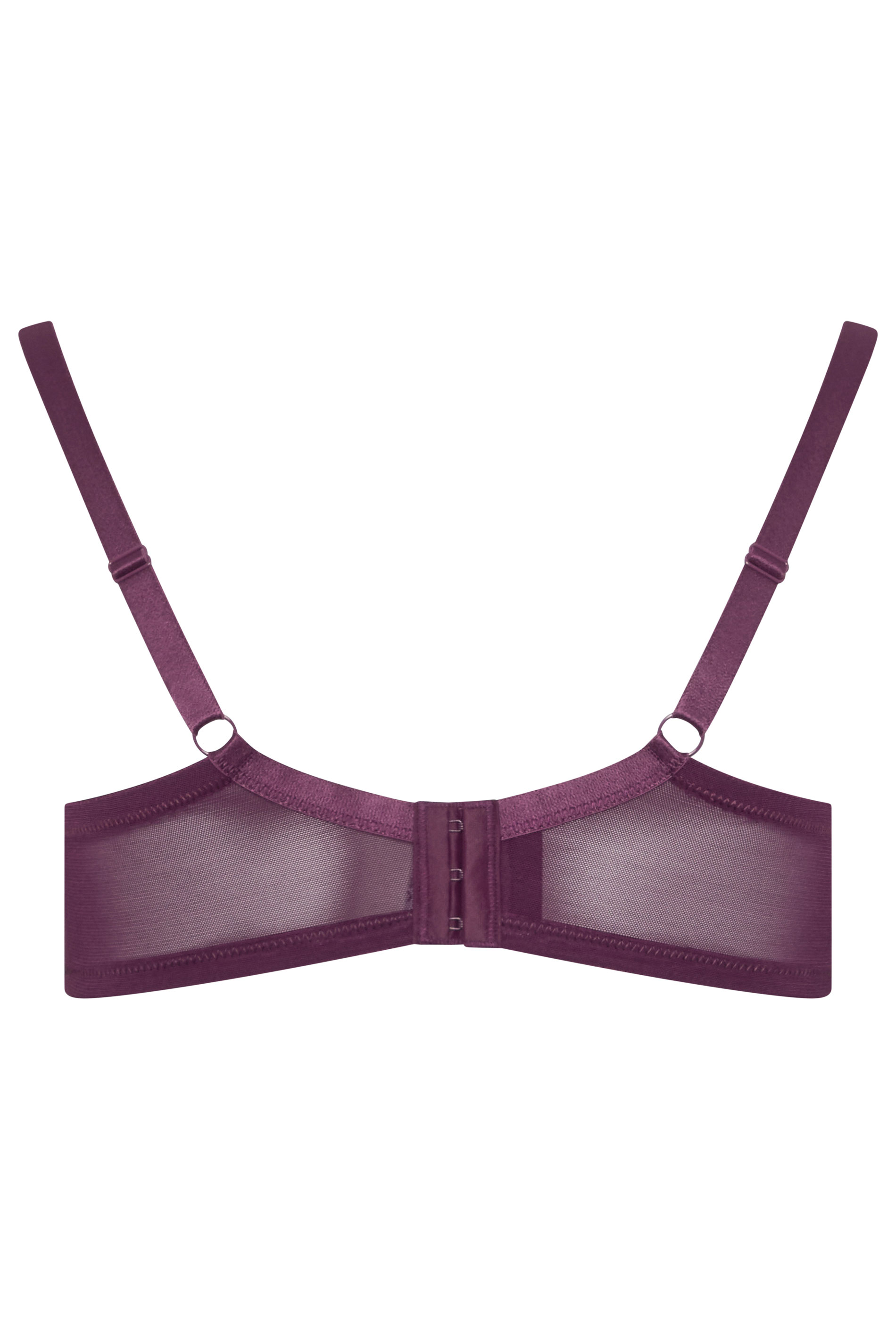 YOURSET 3 PACK Plus Size Burgundy Red & Green Lace Trim Padded T-Shirt Bras | Yours Clothing 12