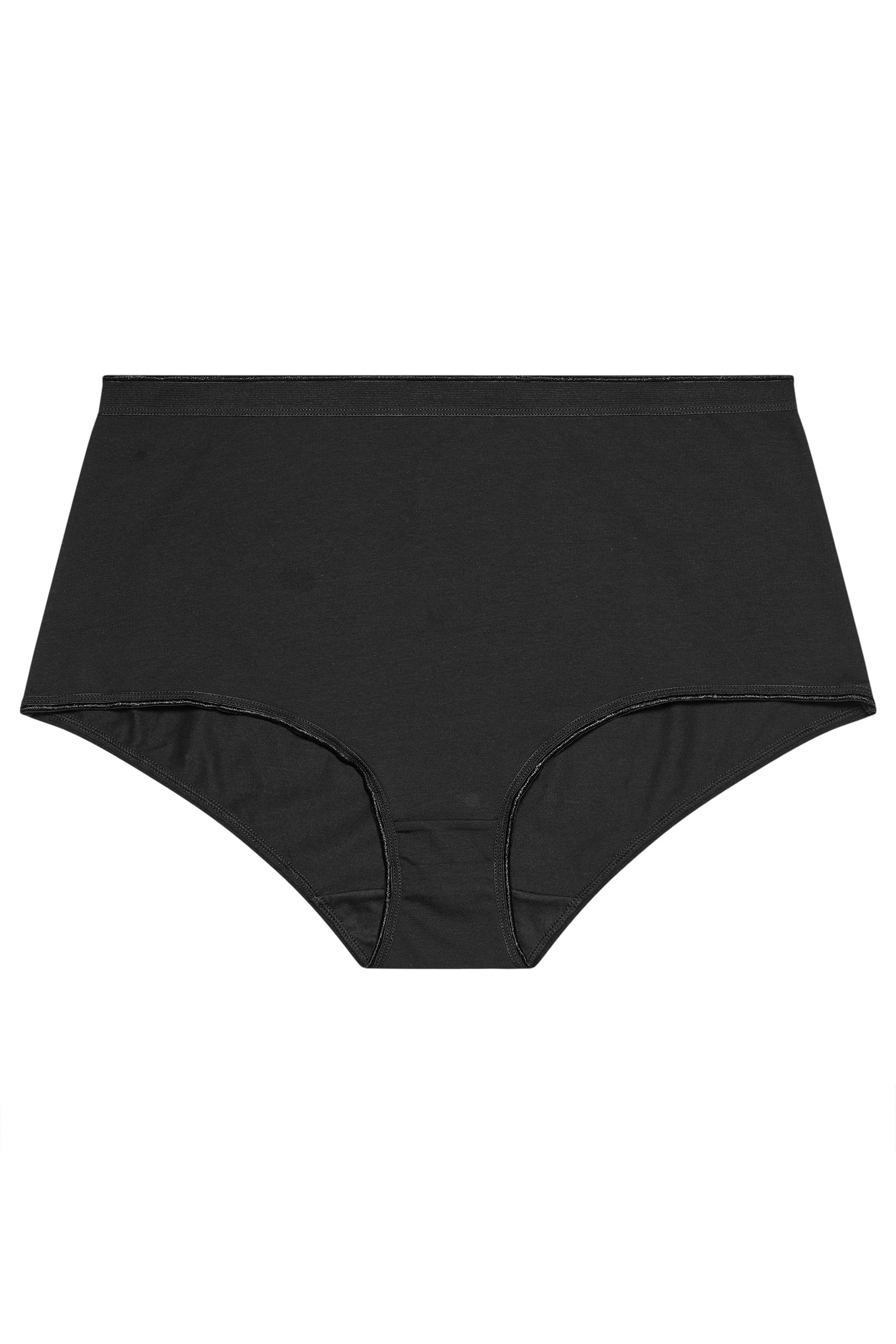 YOURSET 5 PACK Plus Size Navy Blue Leopard Print Full Briefs | Yours Clothing 9