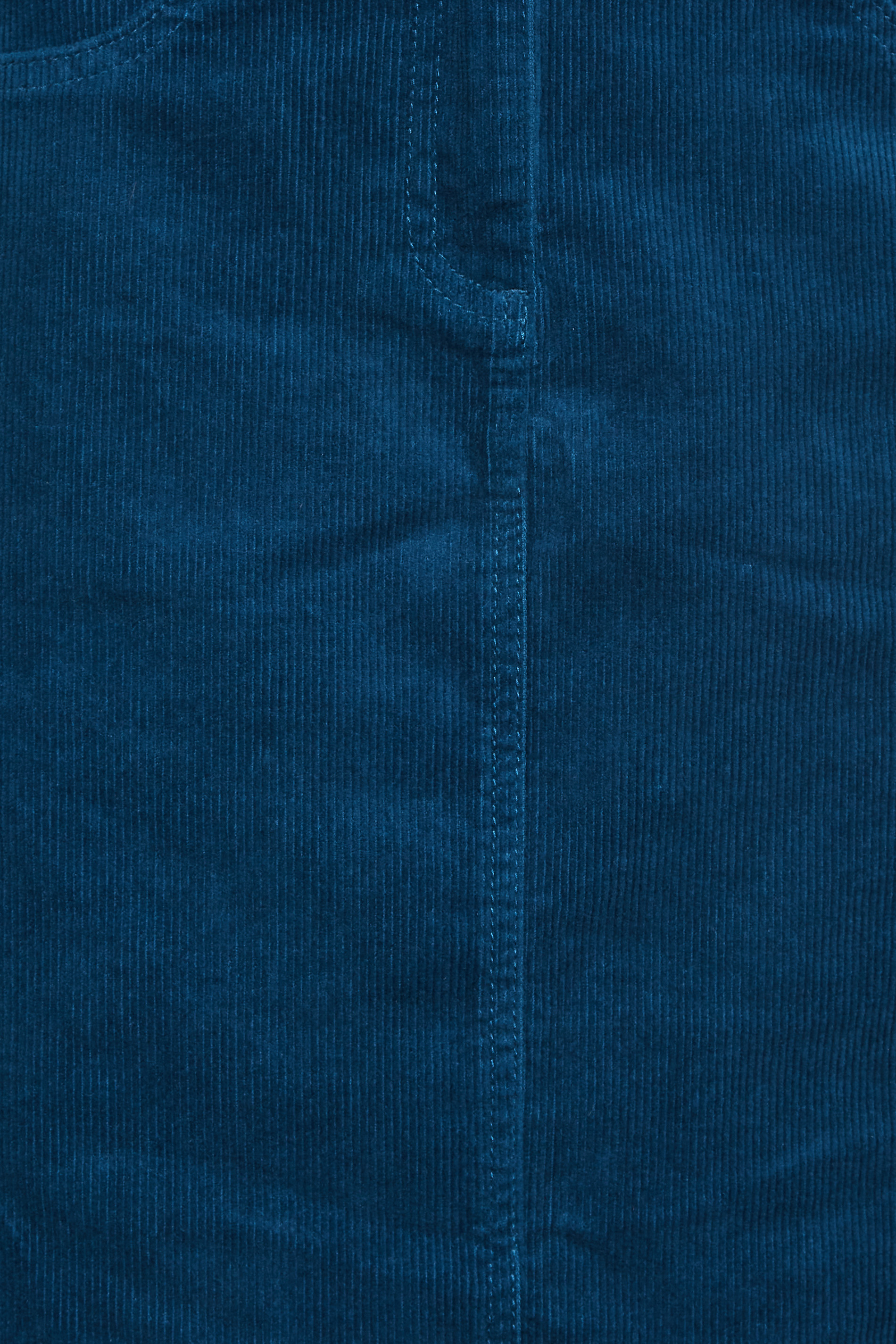 M&Co Teal Blue Cord A-Line Mini Skirt | M&Co 3