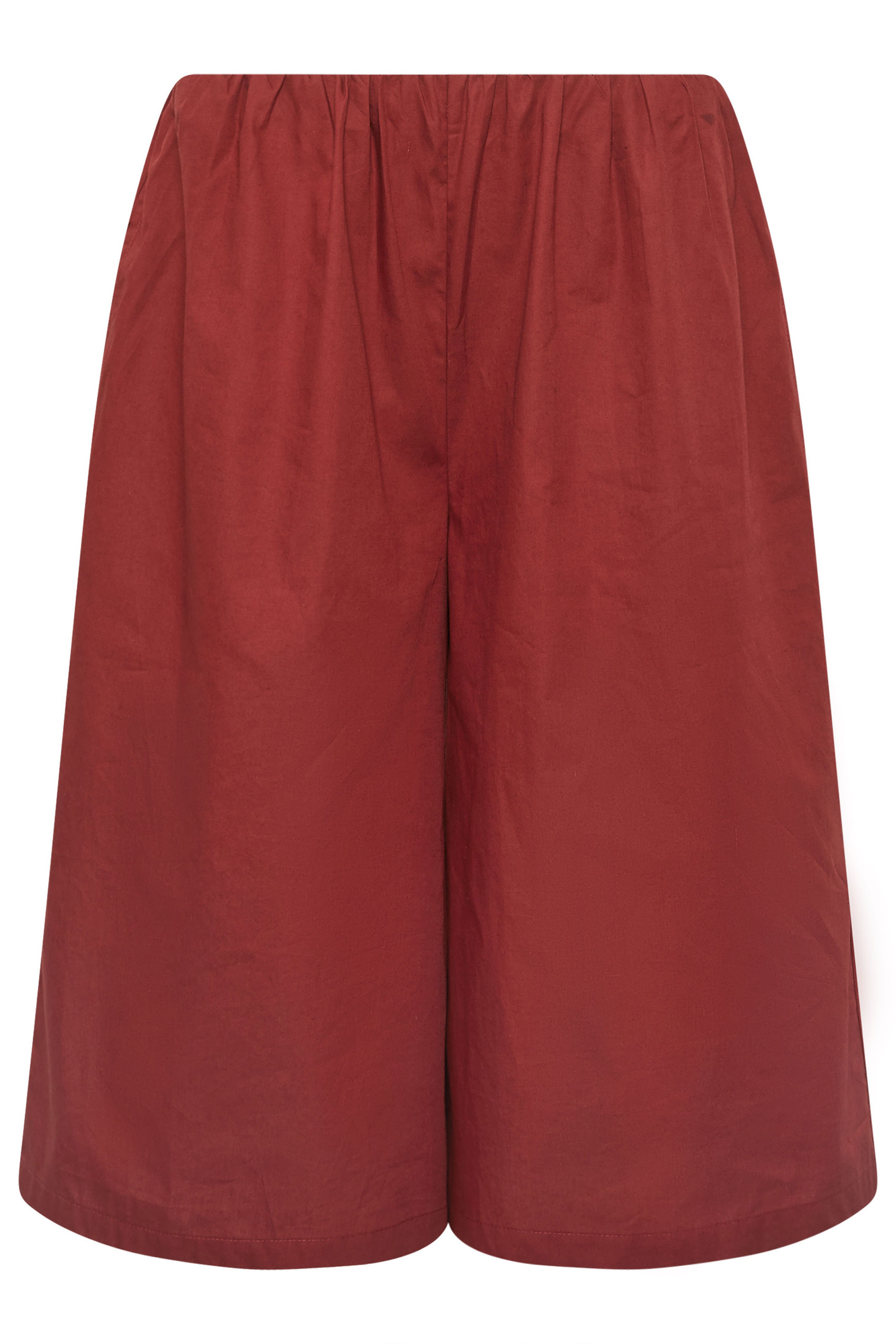 PixieGirl Petite Women's Red Cotton Poplin Culottes | PixieGirl 6