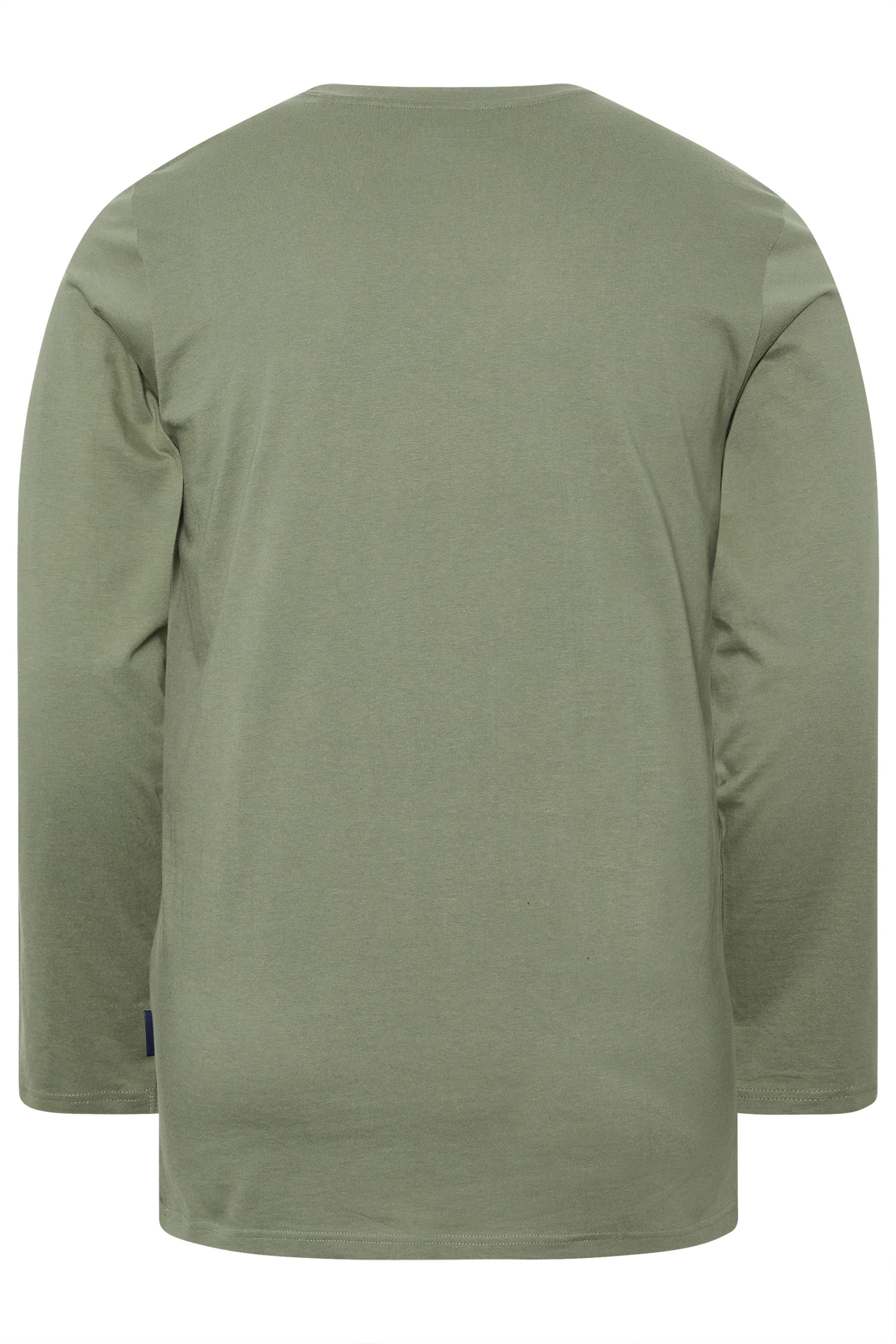 BadRhino Big & Tall Sage Green Extra Long Core Long Sleeve T-Shirt | BadRhino 7