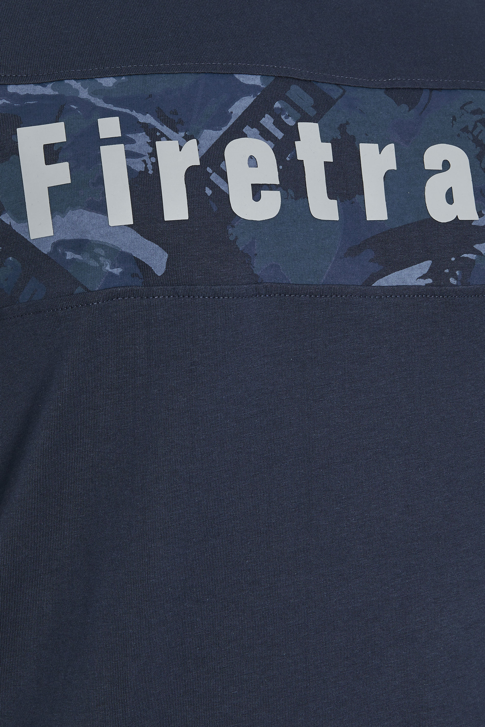 FIRETRAP Big & Tall Navy Blue Logo Print T-Shirt | BadRhino 5