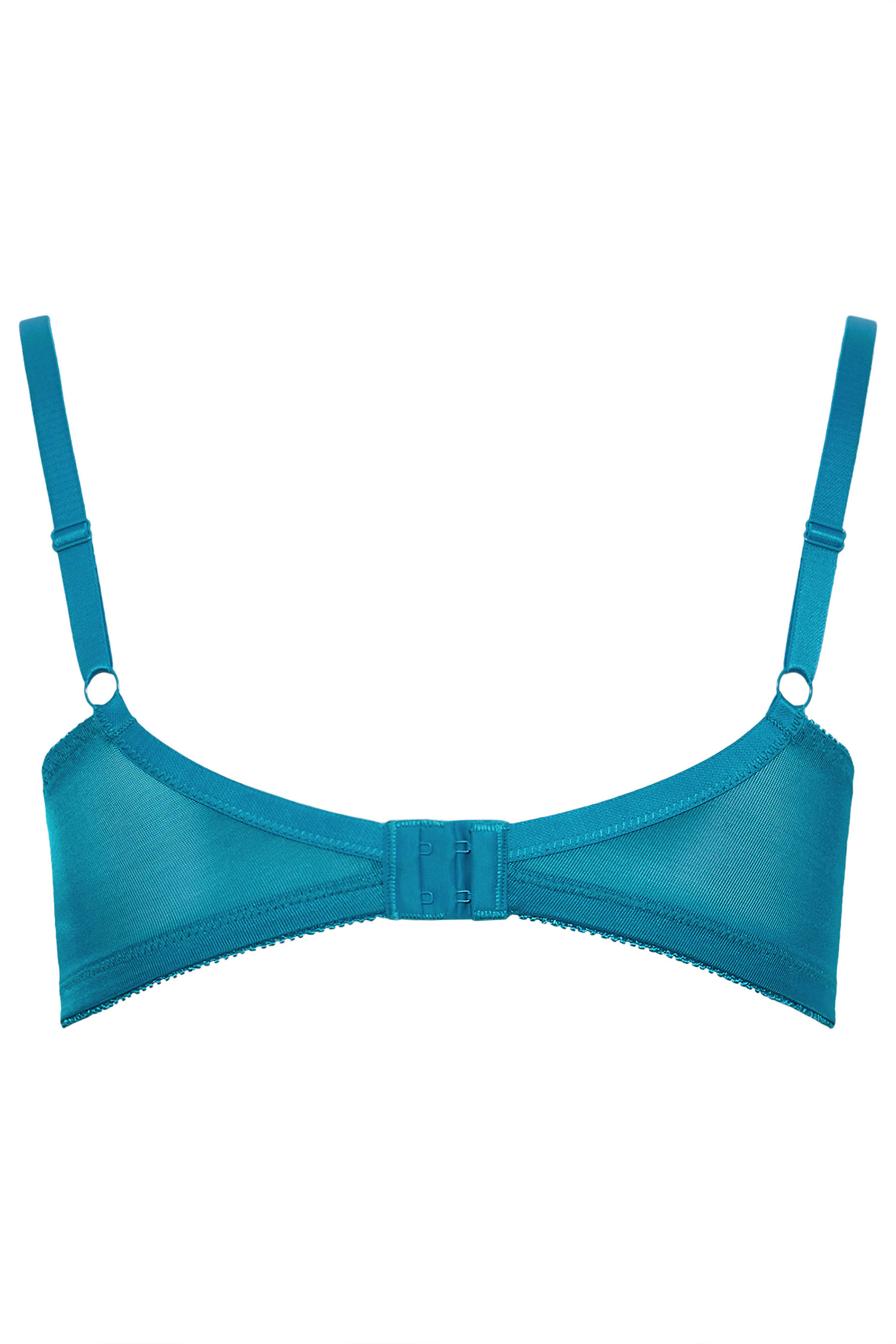 YOURS Plus Size Turquoise Green Lace Bra | Yours Clothing 7