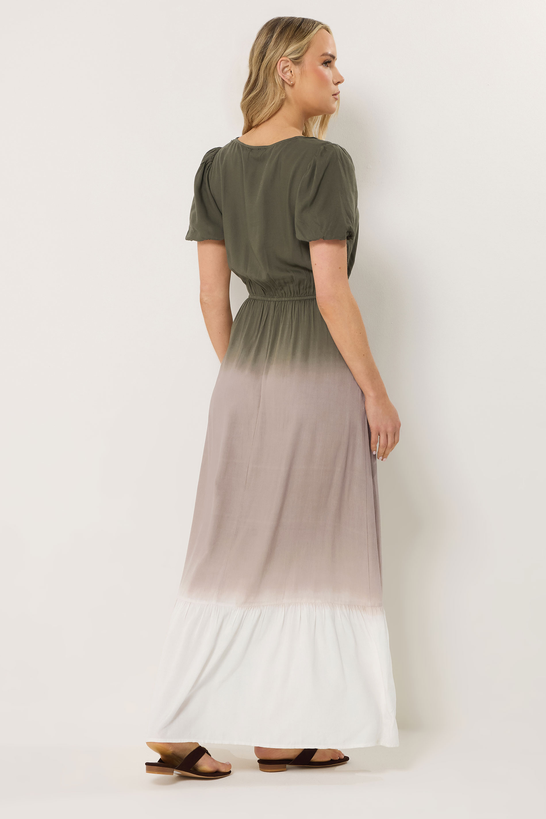 LTS Tall Women's Brown & White Ombre Maxi Dress | Long Tall Sally 2