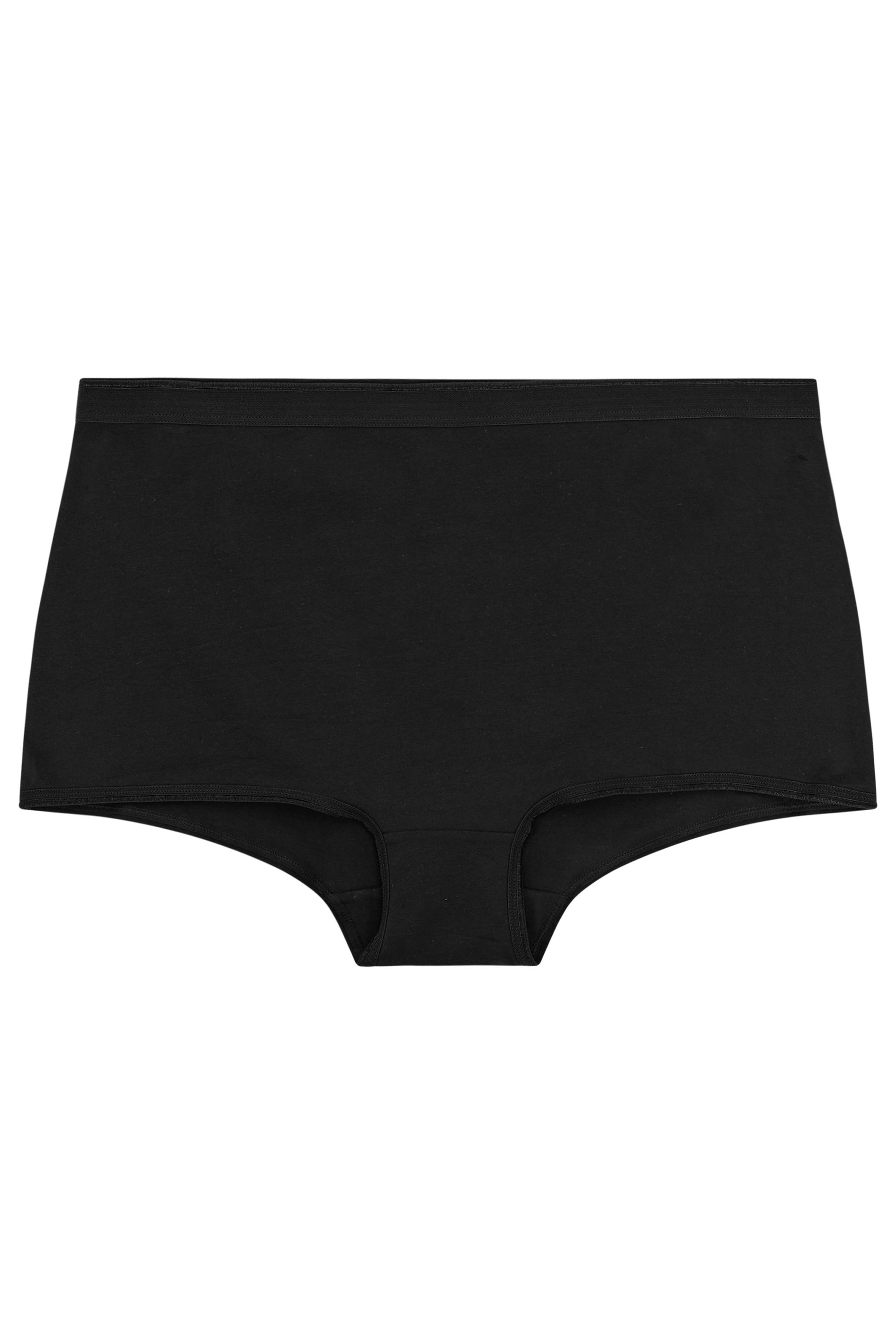 YOURSET 5 PACK Plus Size Black High Waisted Shorts | Yours Clothing 4