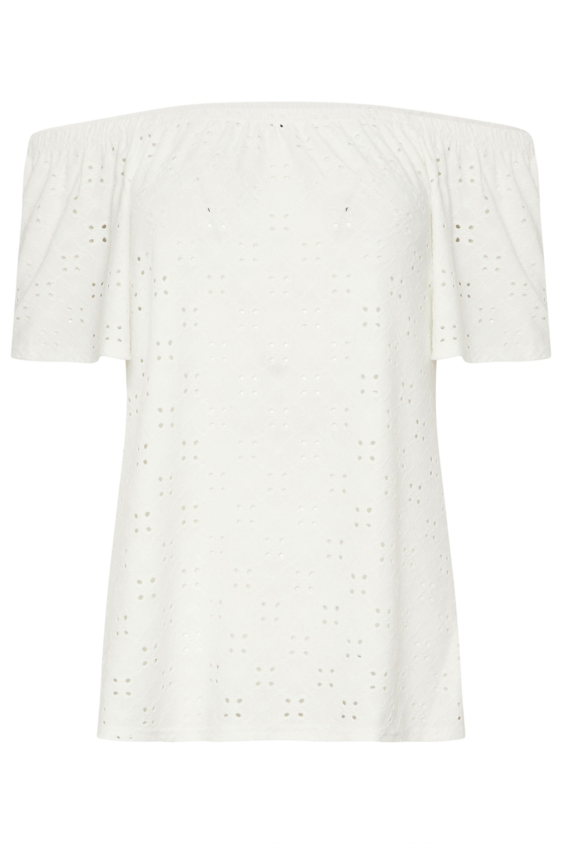 M&Co White Broderie Bardot Top | M&Co 6