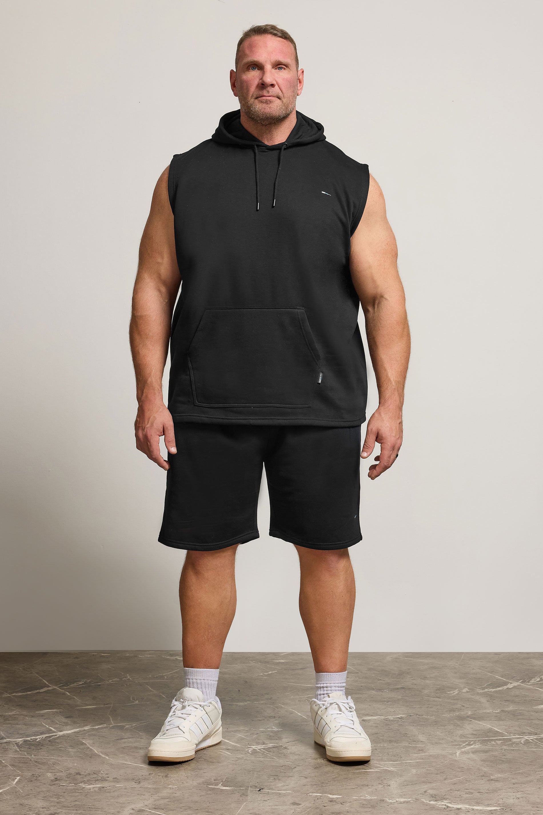 BadRhino Big & Tall Black Core Sleeveless Hoodie 2