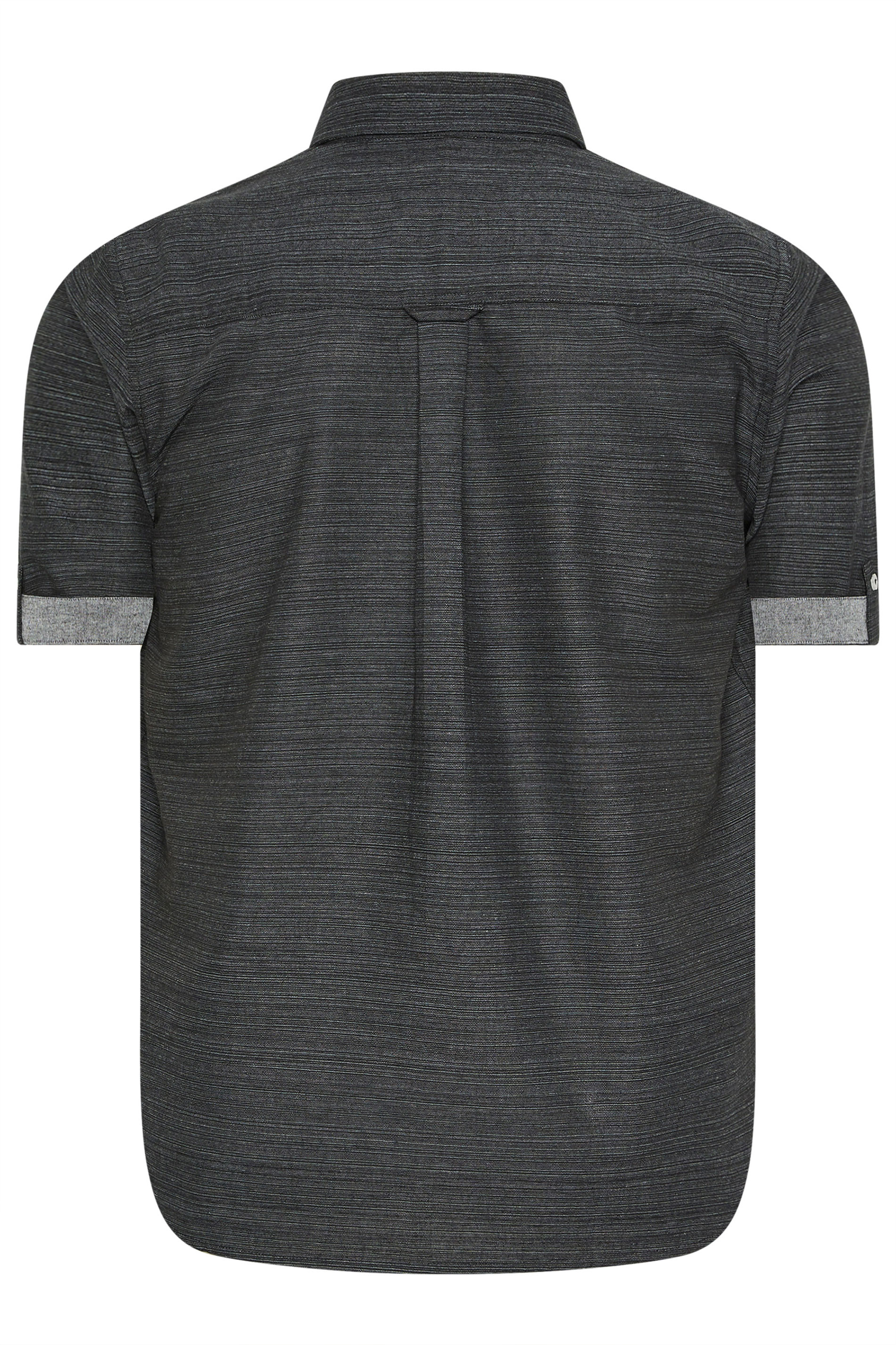 BadRhino Big & Tall Black Short Sleeve Slub Shirt | BadRhino 6
