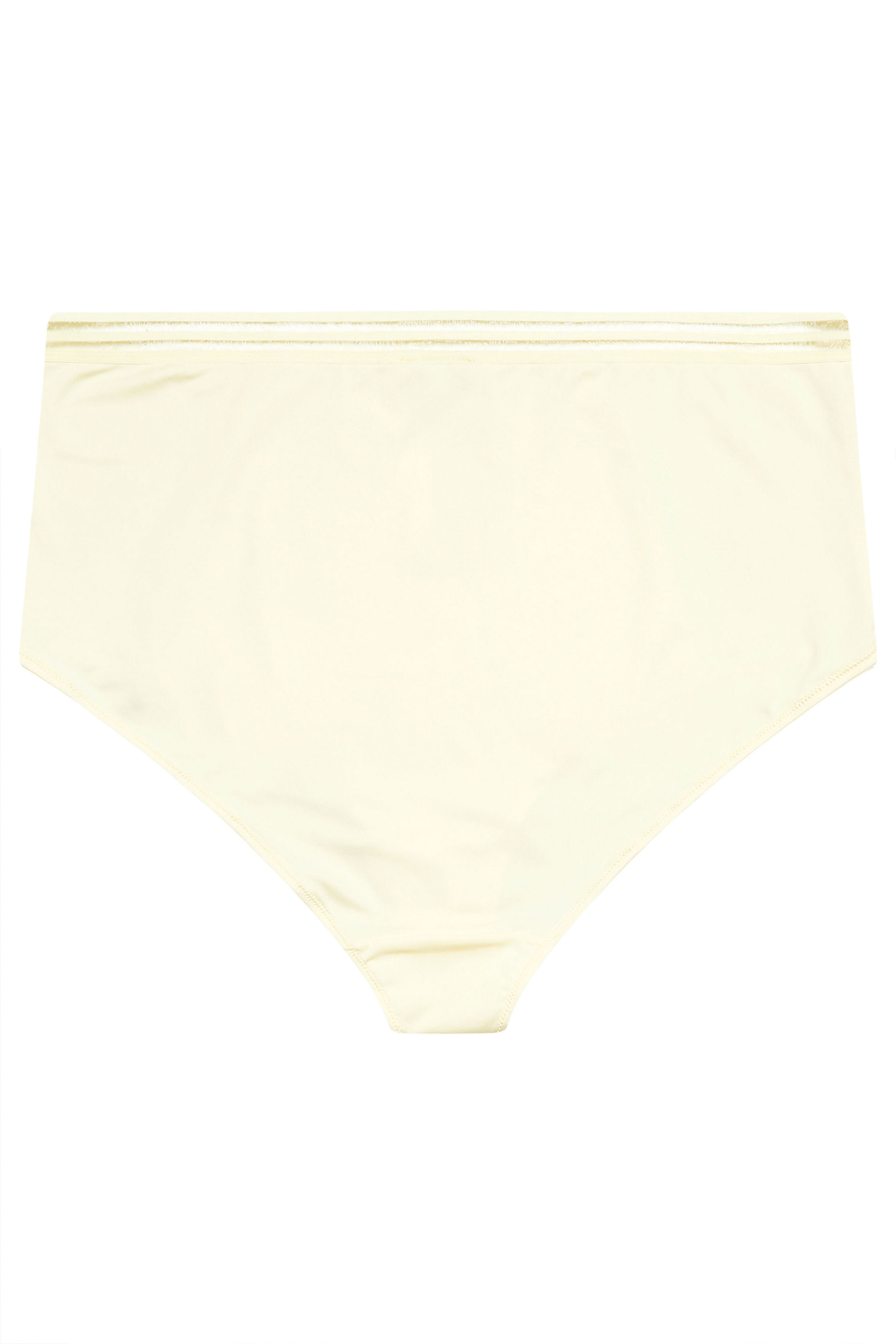YOURS Plus Size Yellow Dobby Lace Full Brief | Yours Clothing 6