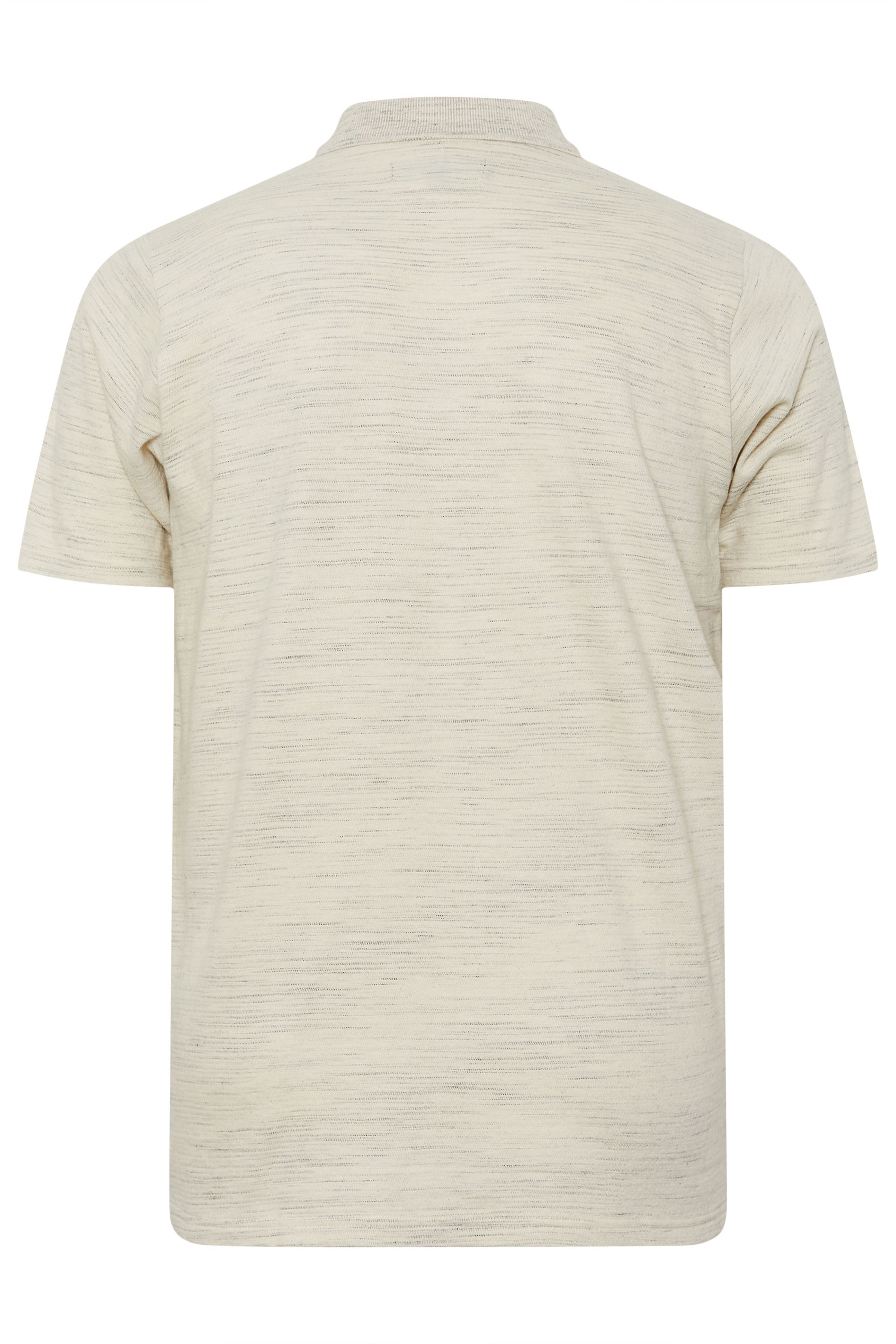 BadRhino Big & Tall Cream Marl Polo Shirt | BadRhino 8