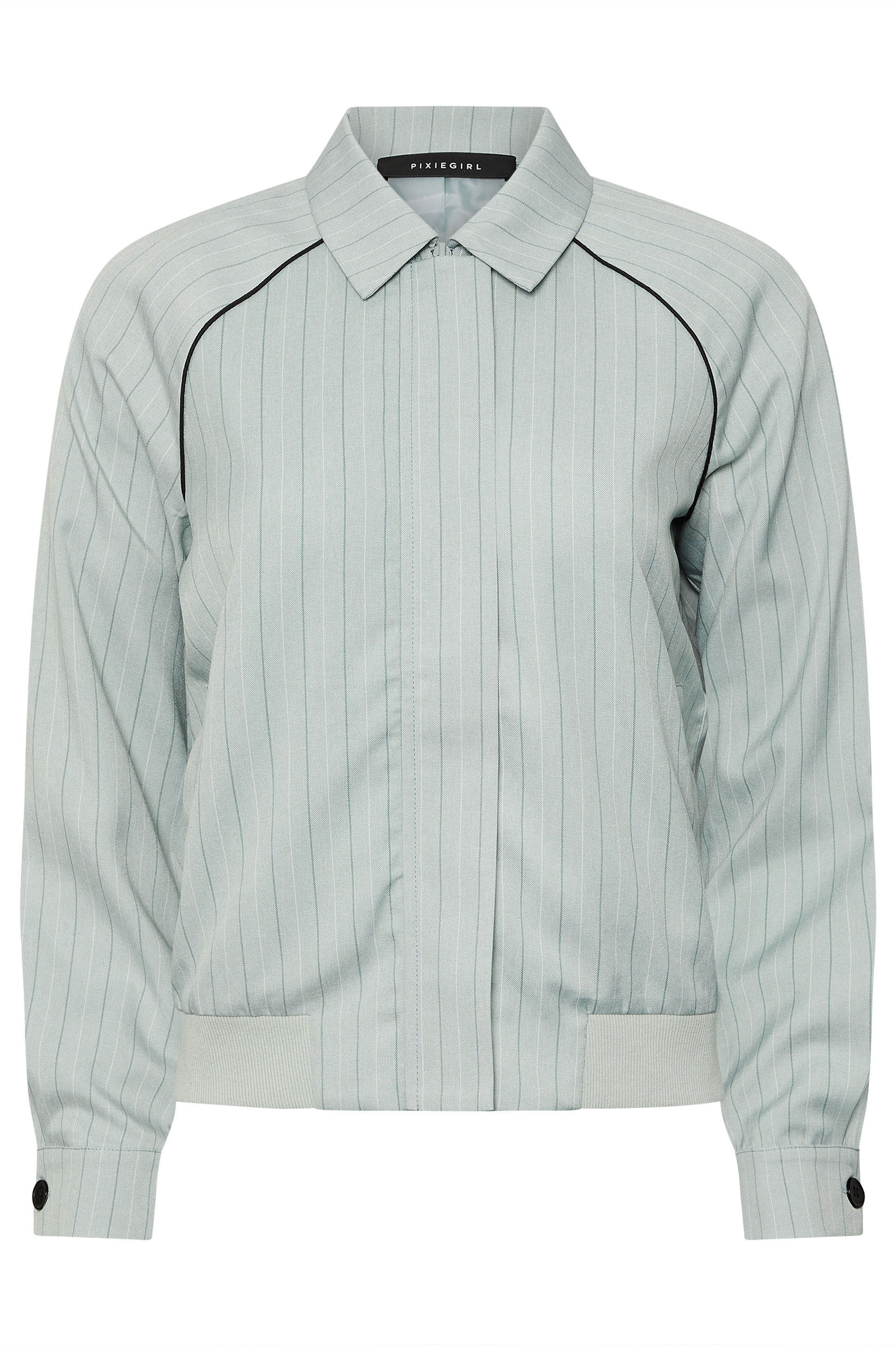 PixieGirl Petite Women's Blue Stripe Tailored Jacket | PixieGirl  6