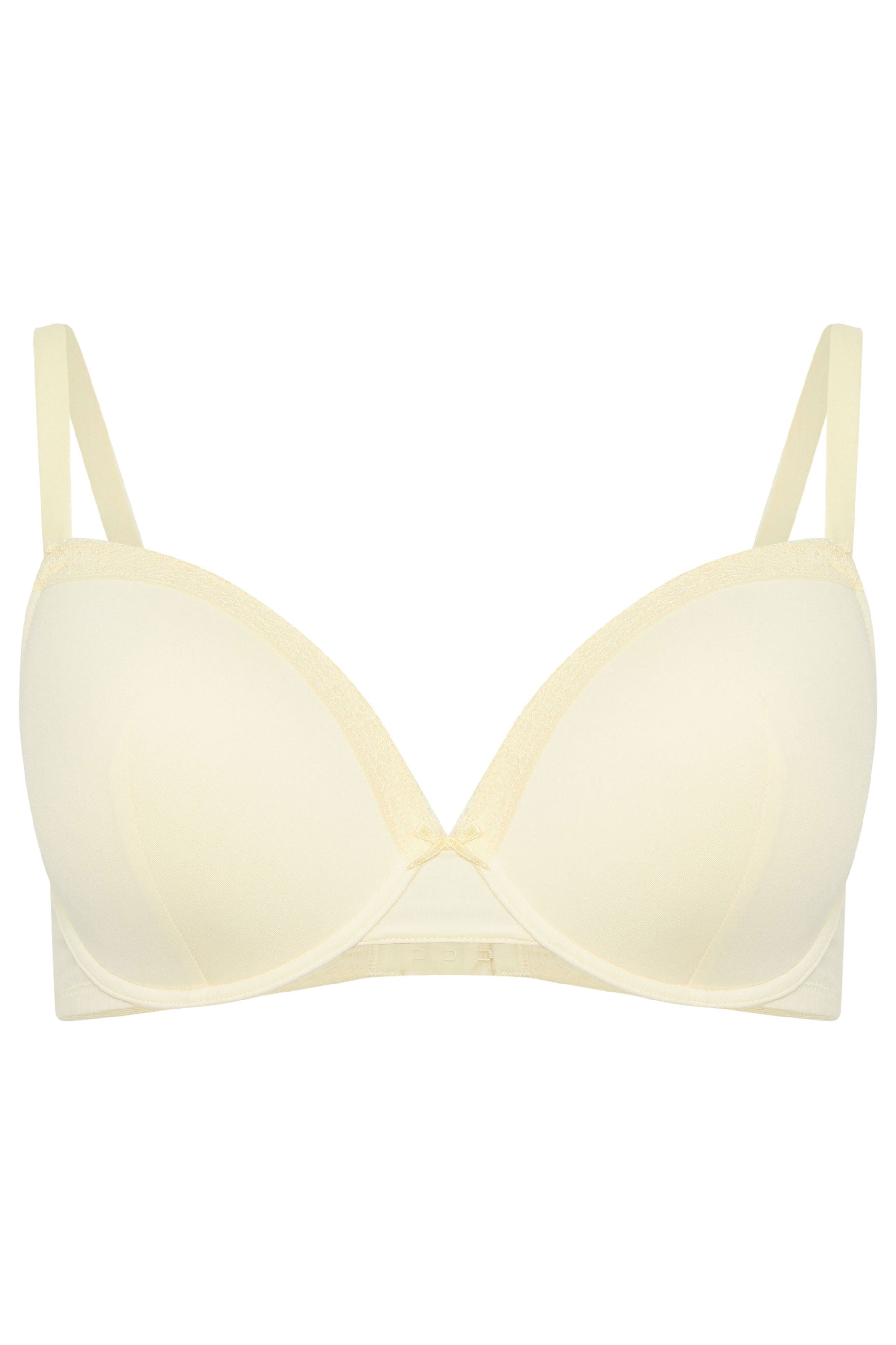 YOURSET 3 PACK Plus Size Black & Yellow Moulded Underwired T-Shirt Bras | Yours Clothing 10