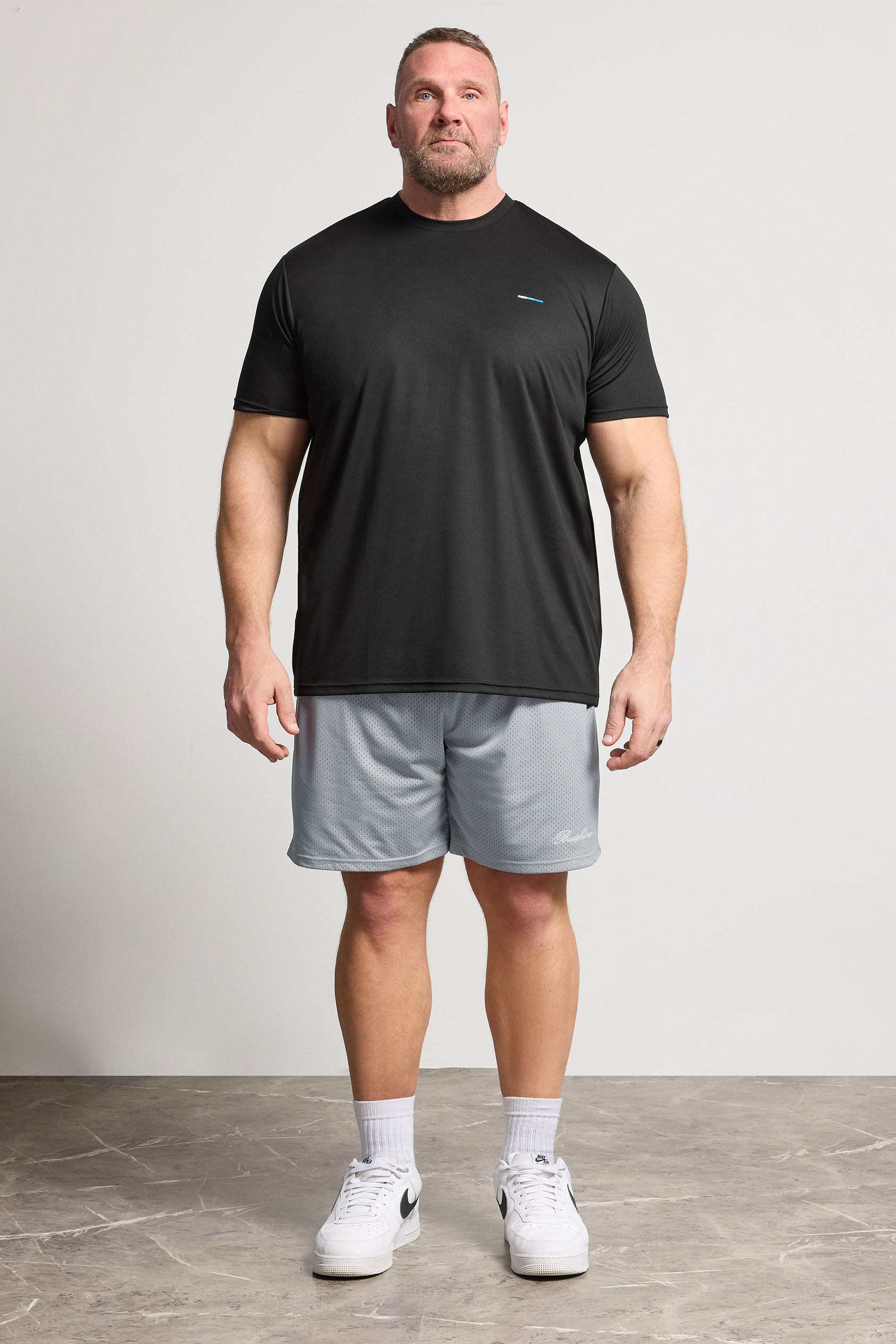 BadRhino Big & Tall Black Active T-Shirt | BadRhino 1