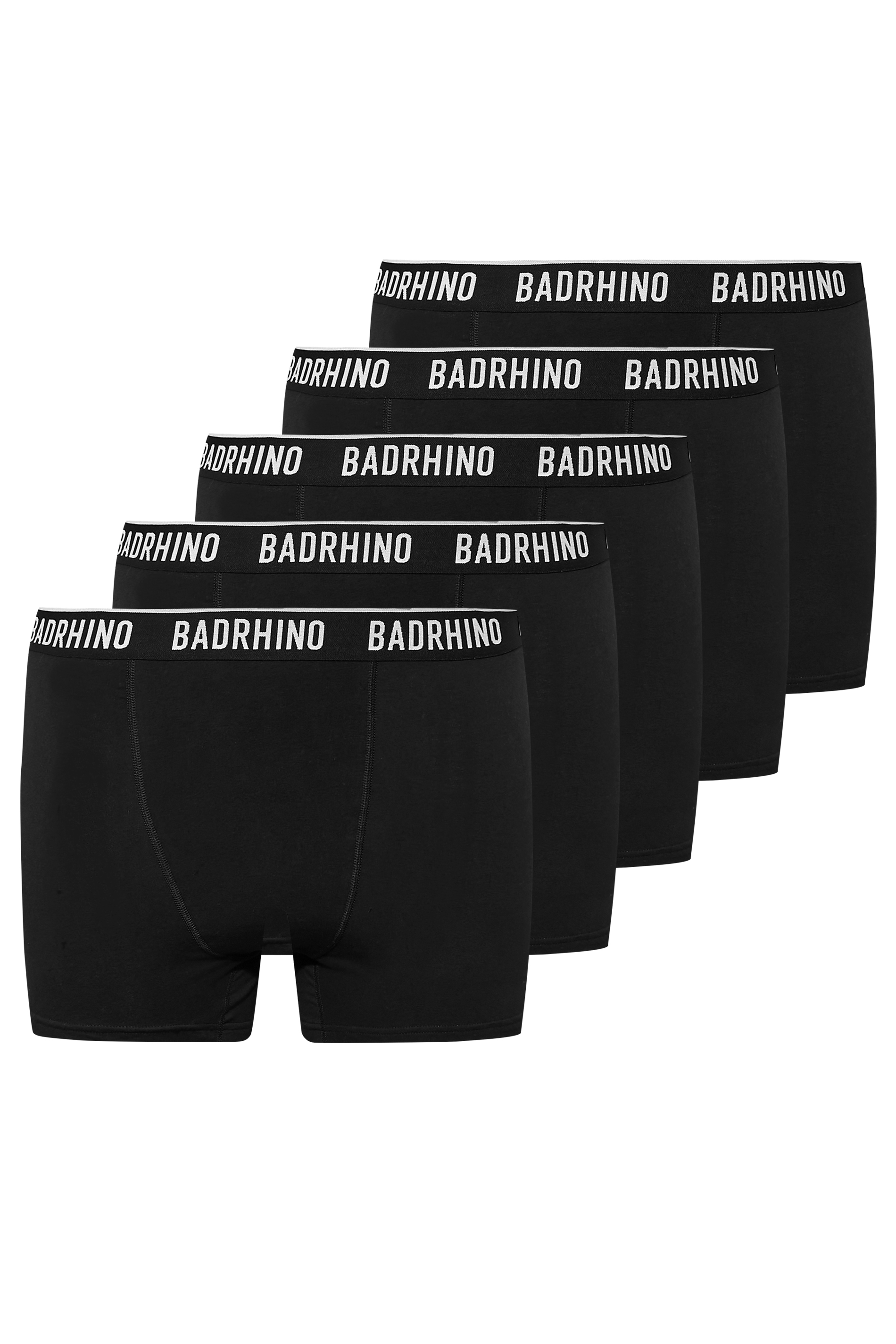 BadRhino Big & Tall 5 PACK Black Boxers | BadRhino 3