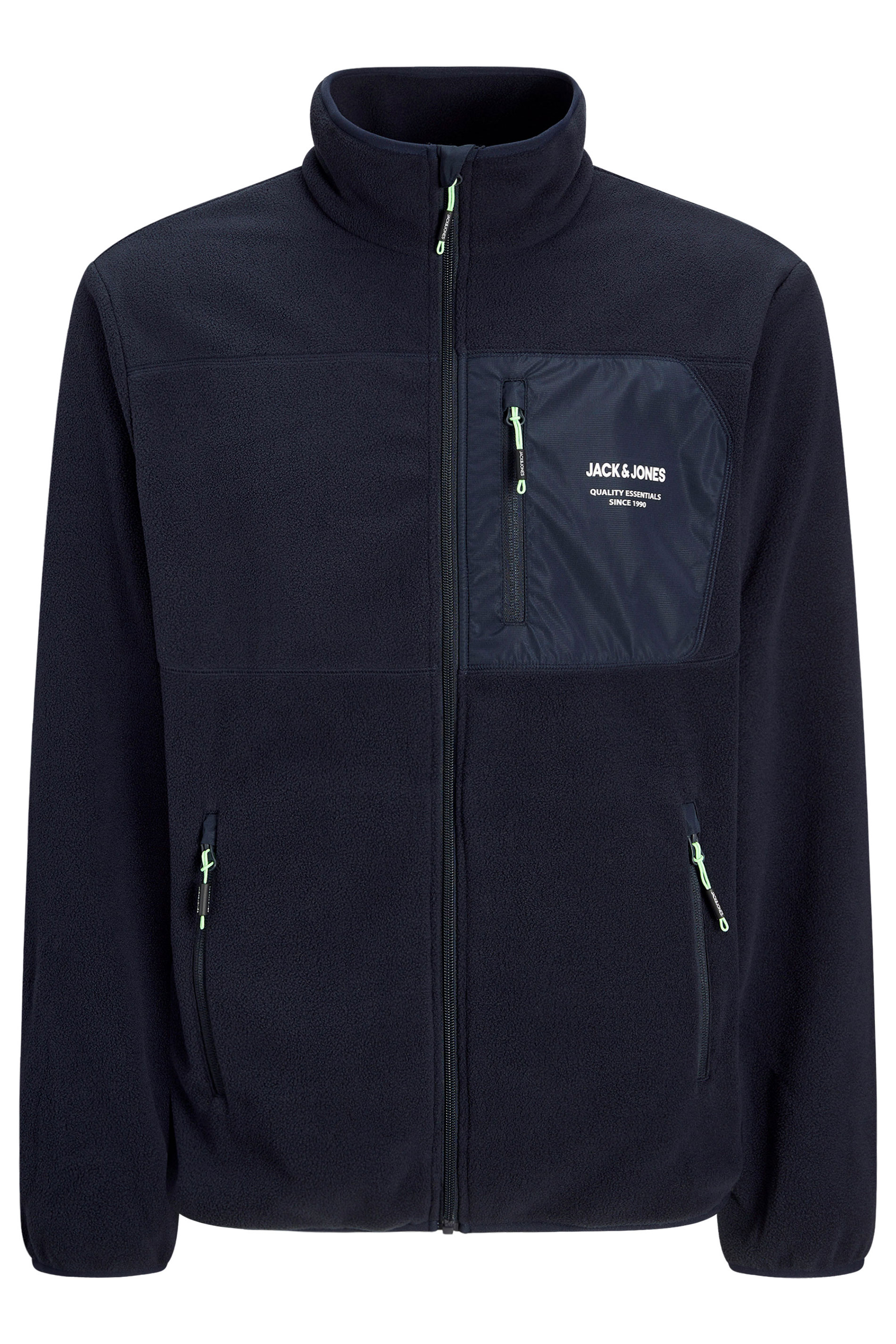 JACK & JONES Big & Tall Navy Blue Fleece | BadRhino 1