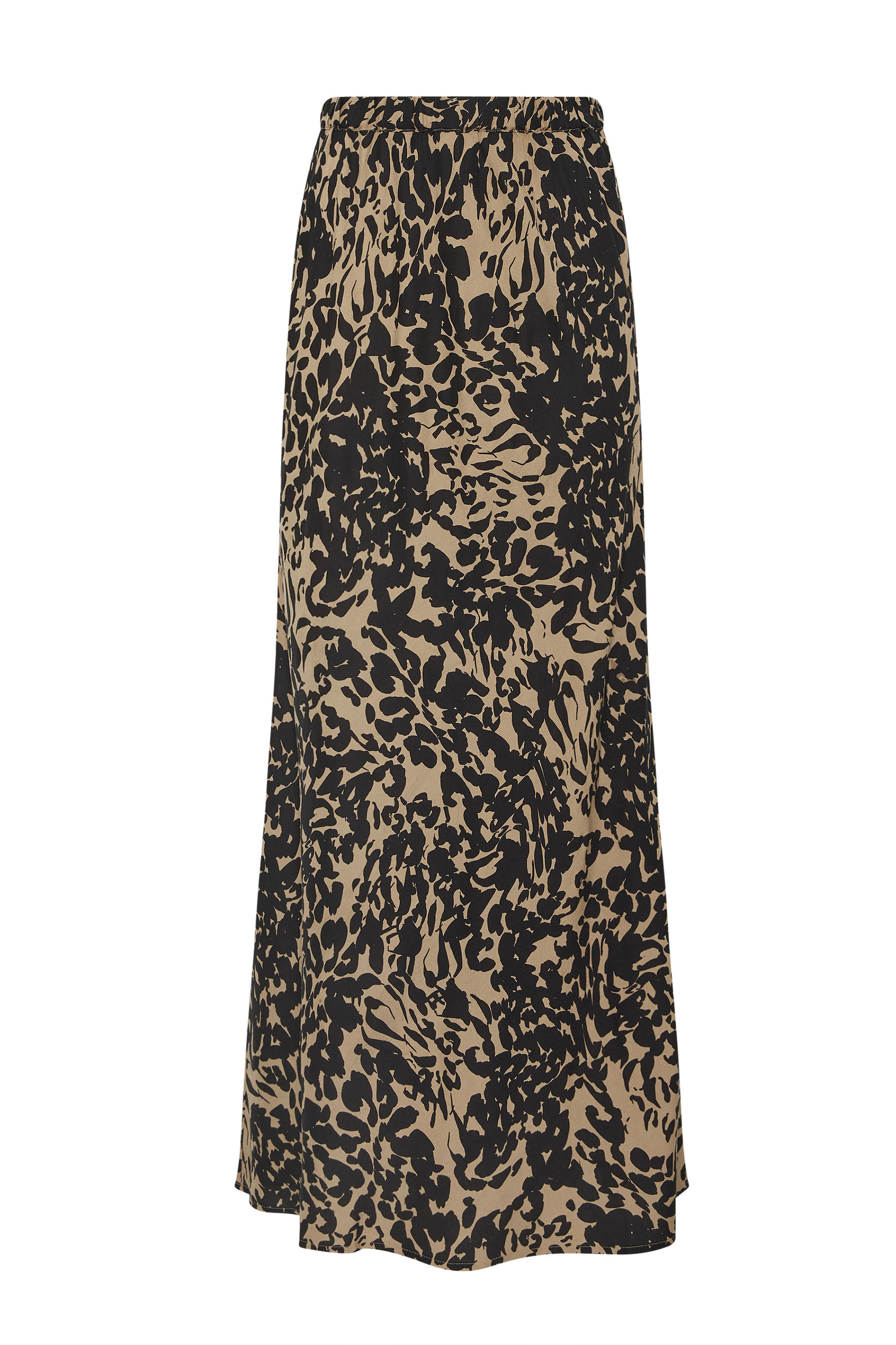 LTS Tall Women's Black Abstract Print Cotton Maxi Skirt | Long Tall Sally 5