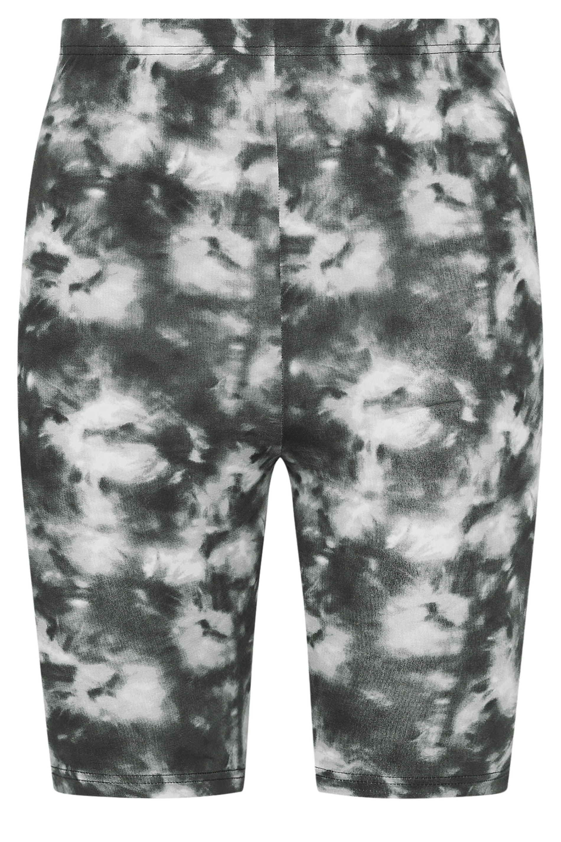 YOURSET 2 PACK Plus Size Black Tie Dye Cycling Shorts | Yours Clothing 10