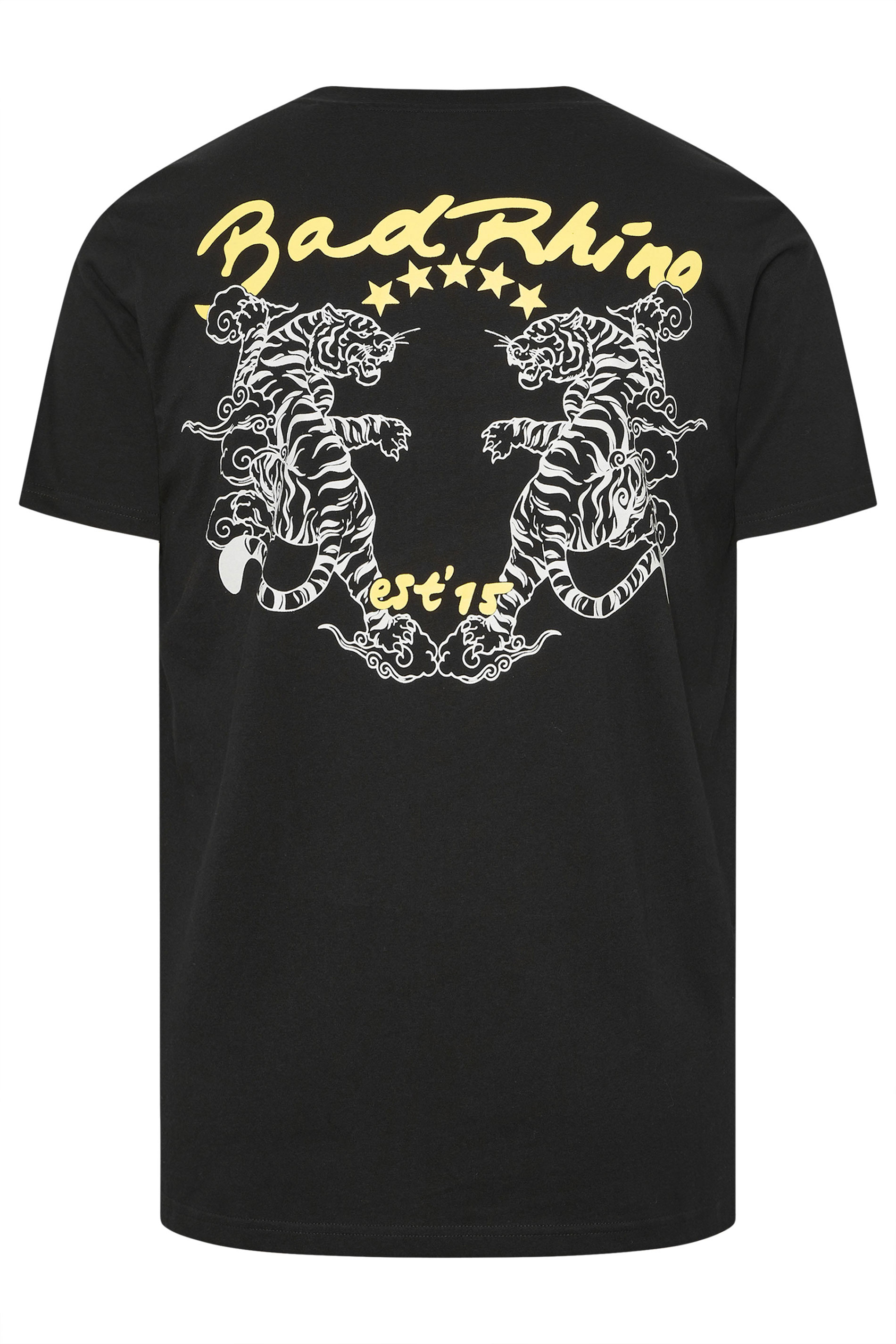 BadRhino Big & Tall Black Tiger Graphic T-Shirt | BadRhino 7