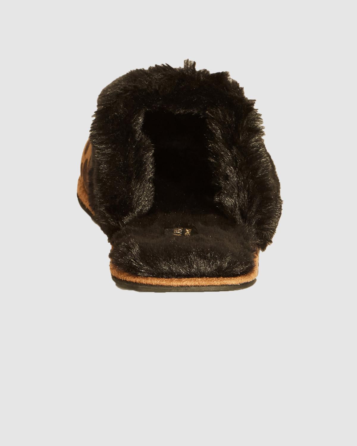 Extra Wide Fit Cheetah Slipper Neutral 11