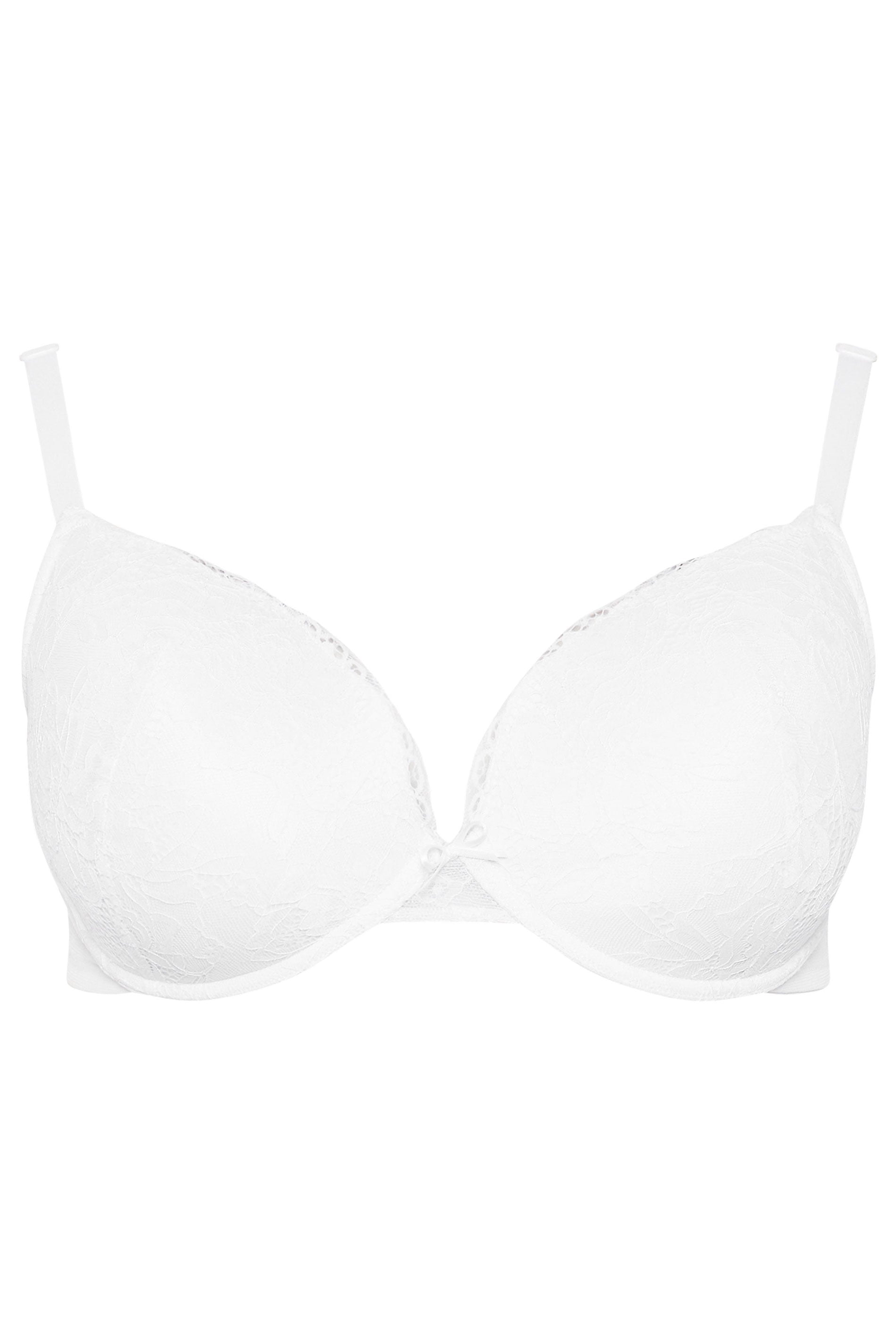 YOURSET 2 PACK Plus Size Yellow Lace T-Shirt Bras | Yours Clothing 11