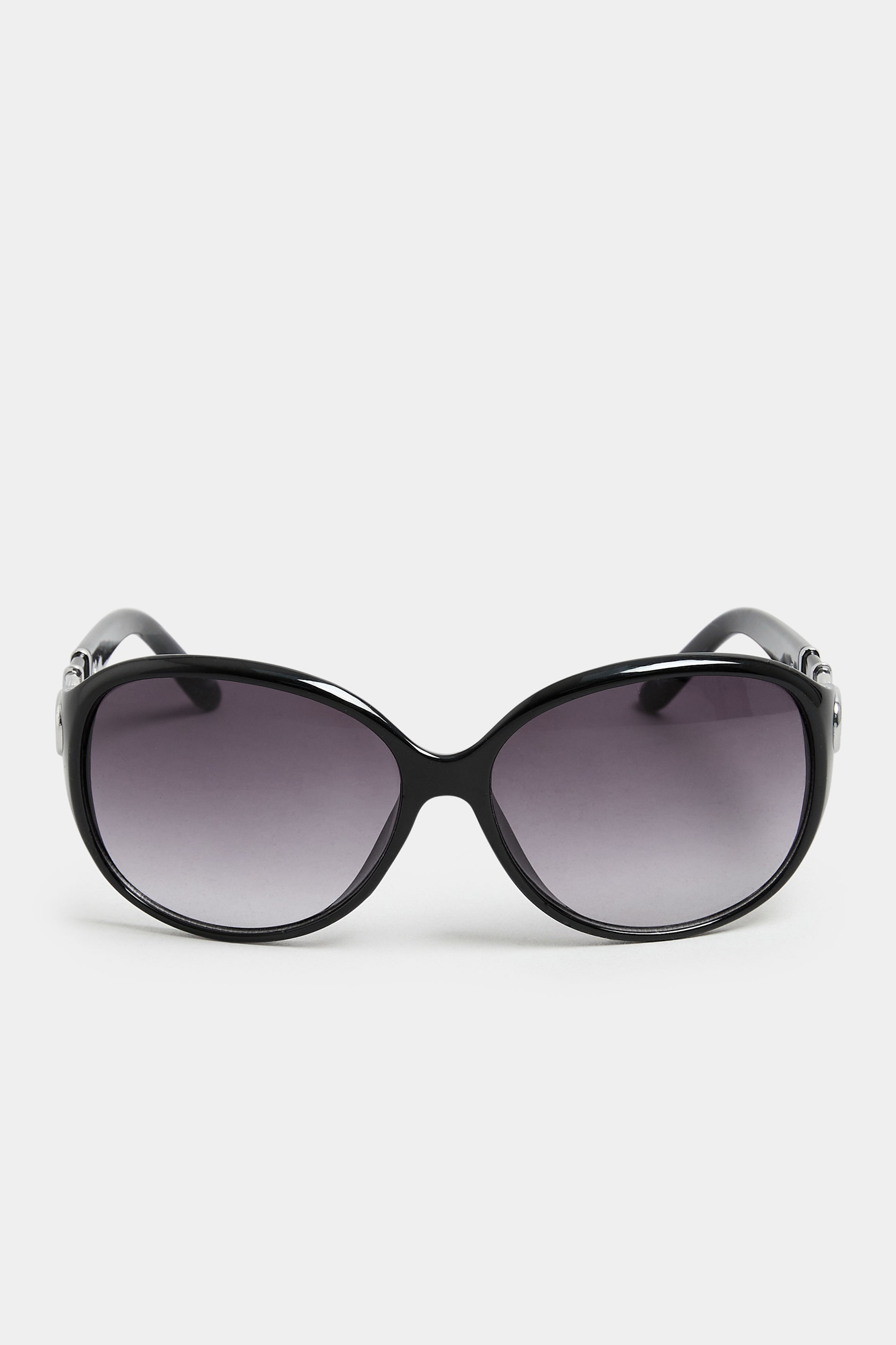 Black Chain Detail Sunglasses | Yours Clothing 3