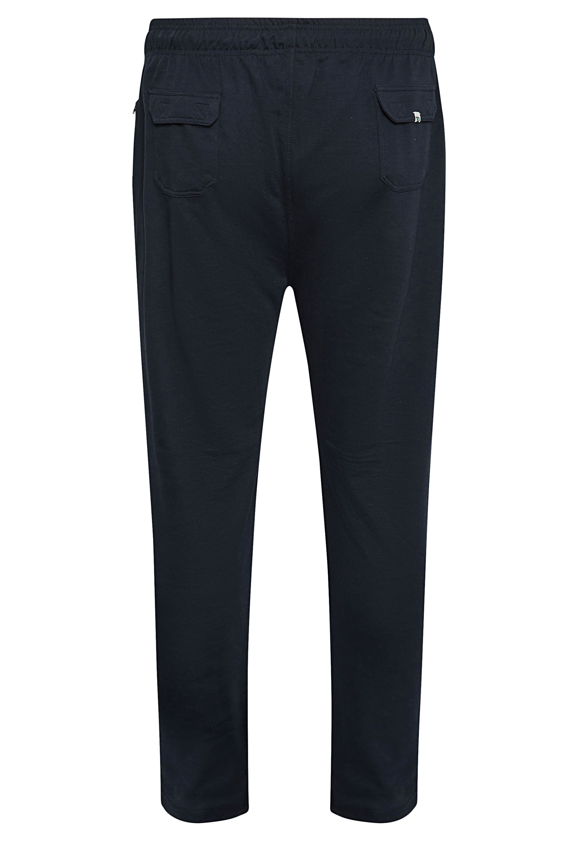 D555 Big & Tall Navy Blue 'Rory' Fleece Joggers | BadRhino 4