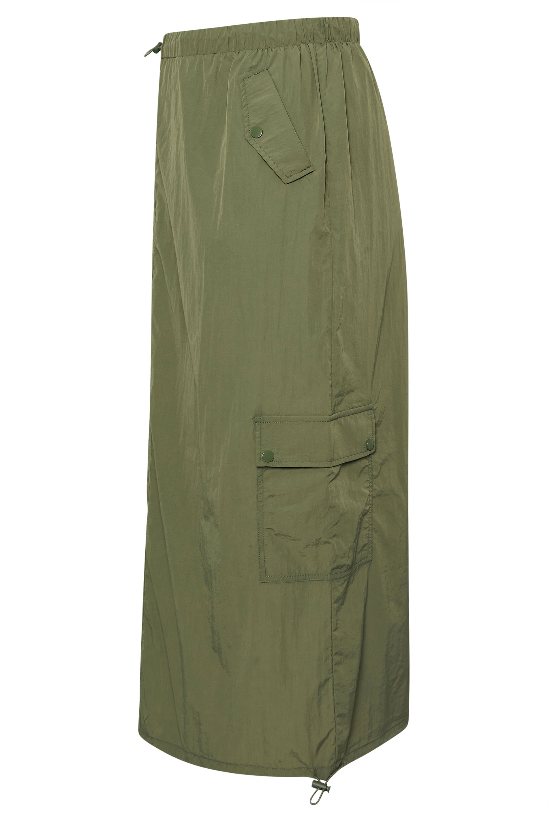 LIMITED COLLECTION Plus Size Khaki Green Cargo Maxi Skirt | Yours Clothing 6